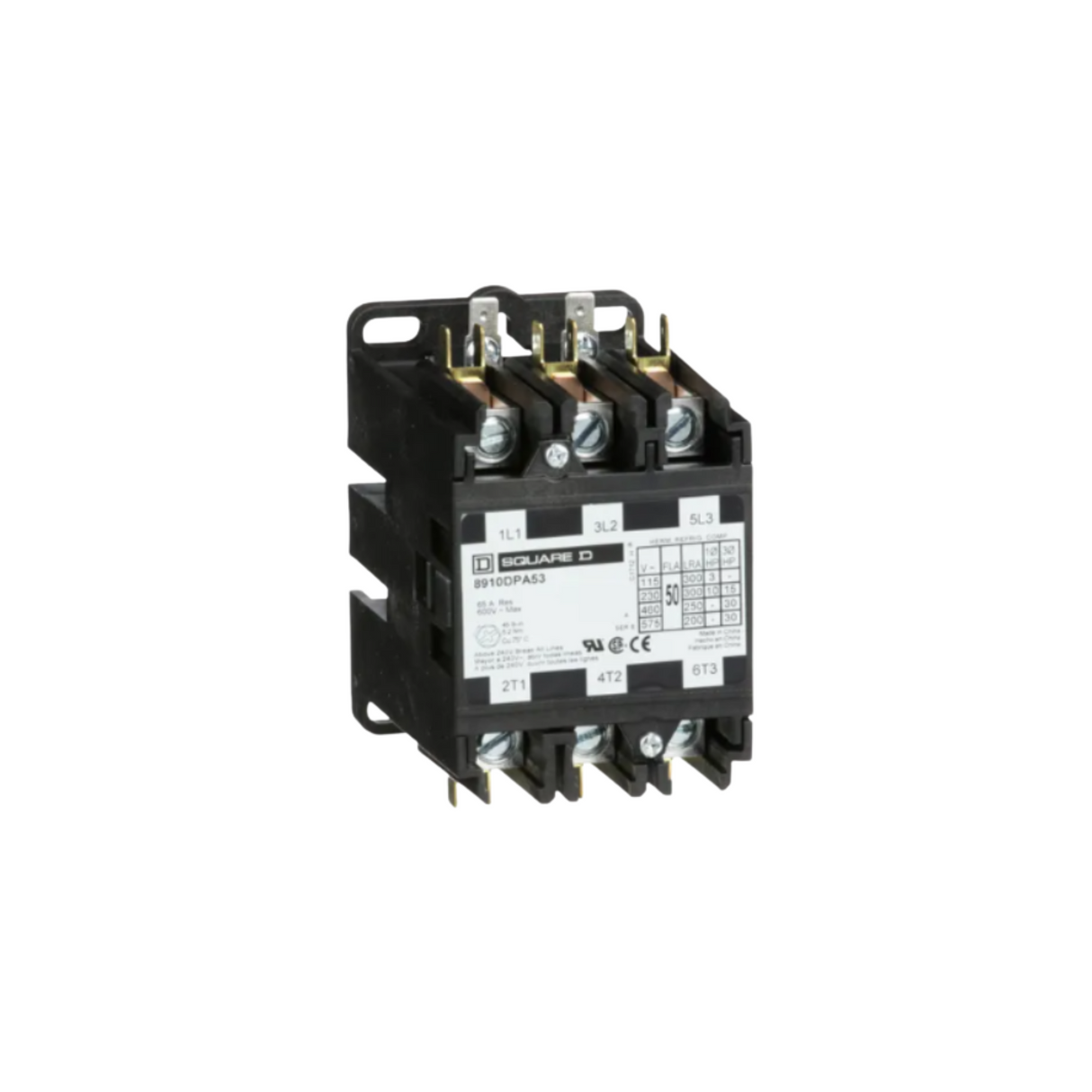 Square D 8910DPA53V02 110/120 V 50 A 3-Pole Contactor