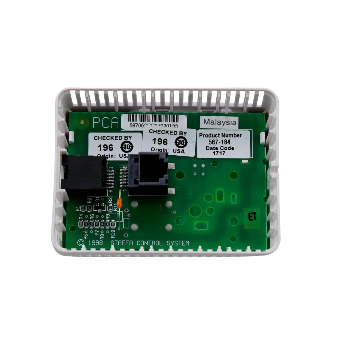 Siemens Building Technology 587-184 Room Temperature Sensor with Occupancy Override and Setpoint Adjustment