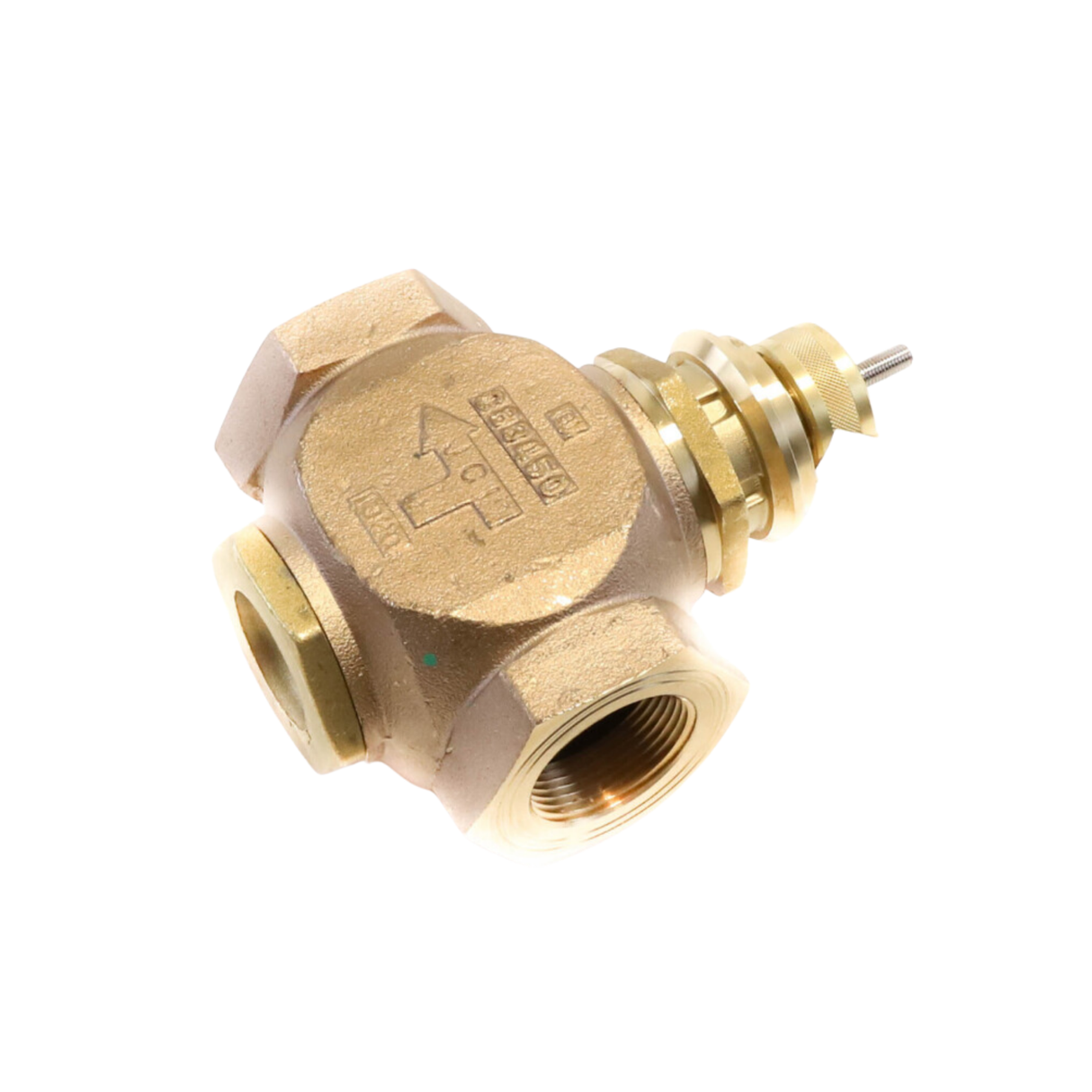 Johnson Controls VG7441PT 1 1/4" NPT Connection Size, 2 Way, Equal Percentage Flow, Push Down To Close Action, Globe, Valve