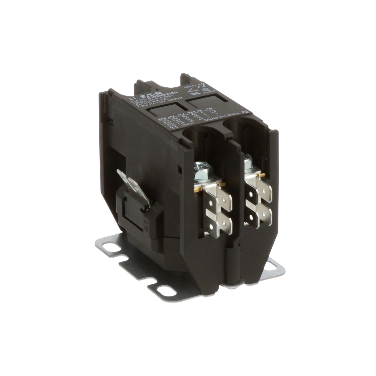 Cutler Hammer-Eaton C25BNB230A 110-120 VAC 50/60 Hz 2-Pole Contactor