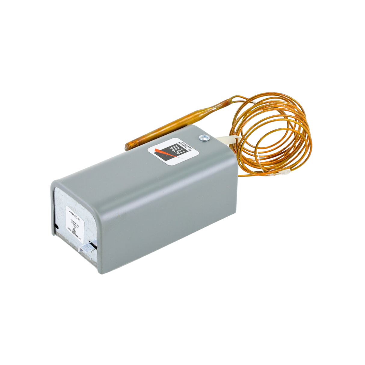 Johnson Controls A19ADC-31 120/208/240 VAC, 6' Capillary Length, Manual-Reset, SPDT, Utility Thermostat