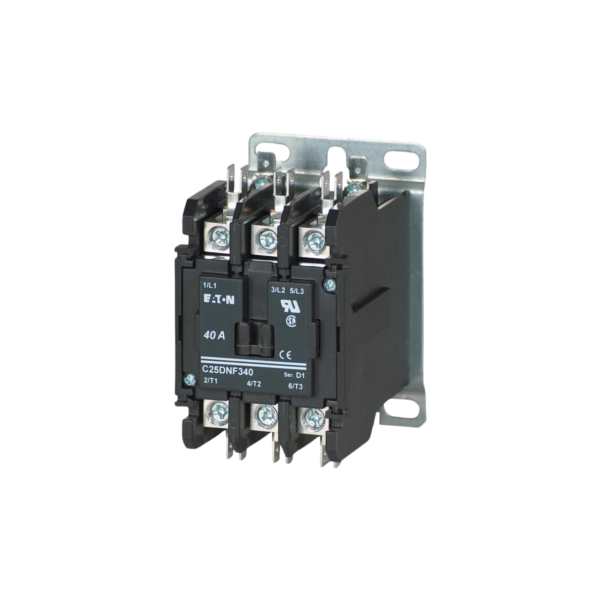 Cutler Hammer-Eaton C25DNF340A 110-120 VAC 50/60 Hz 3-Pole Contactor