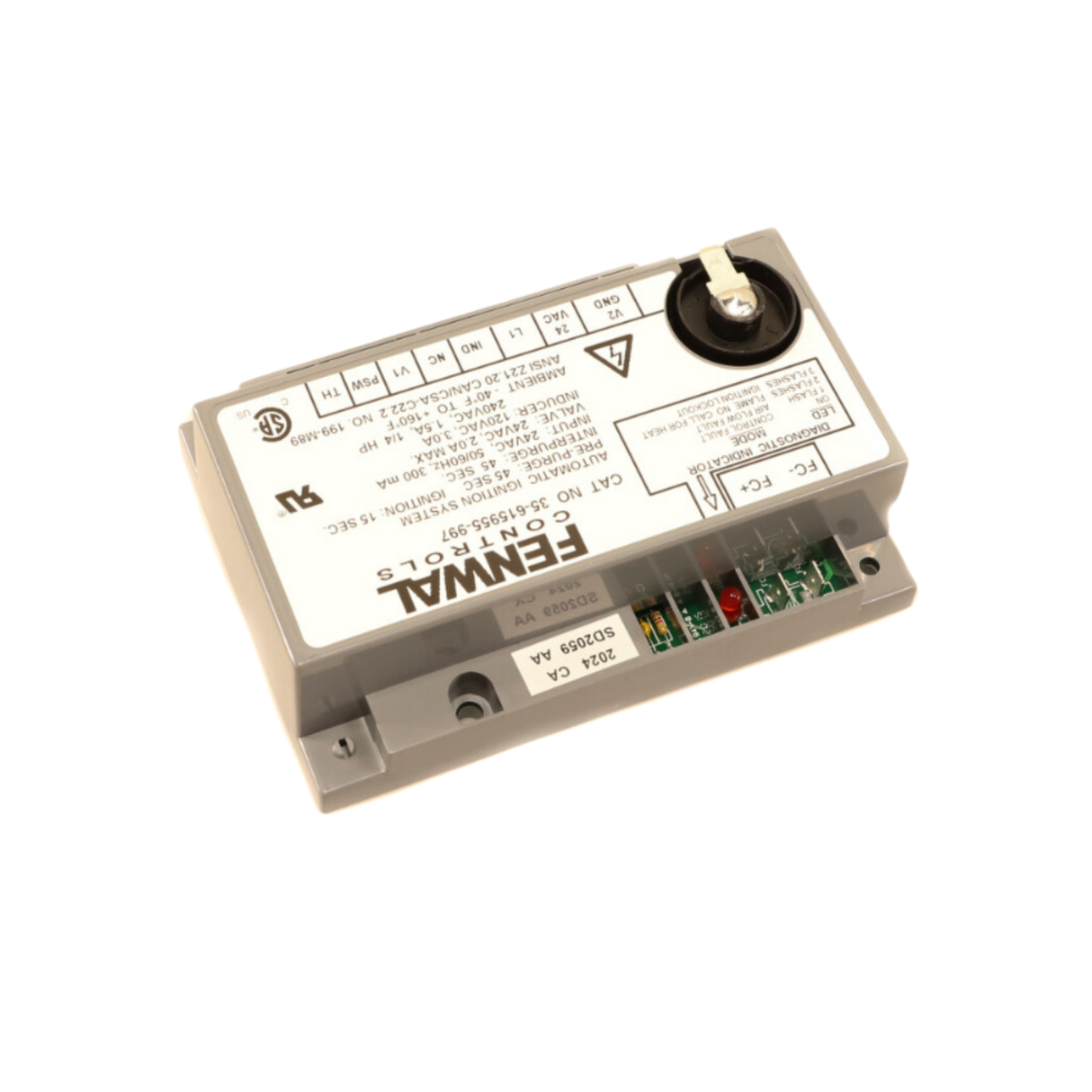 Fenwal 35-615955-997 24V, 45s Pre-Purge, 45s Inter-Purge, 15s Ignition Time, Automatic Ignition System