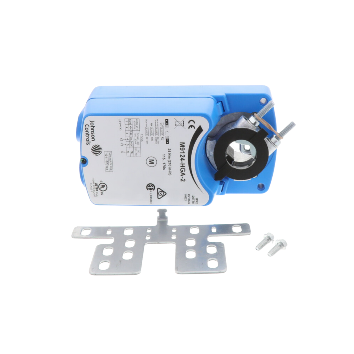 Johnson Controls M9124-HGA-2 24VAC, 24 VDC Supply Voltage, 115-175 Second Running Time, Actuator
