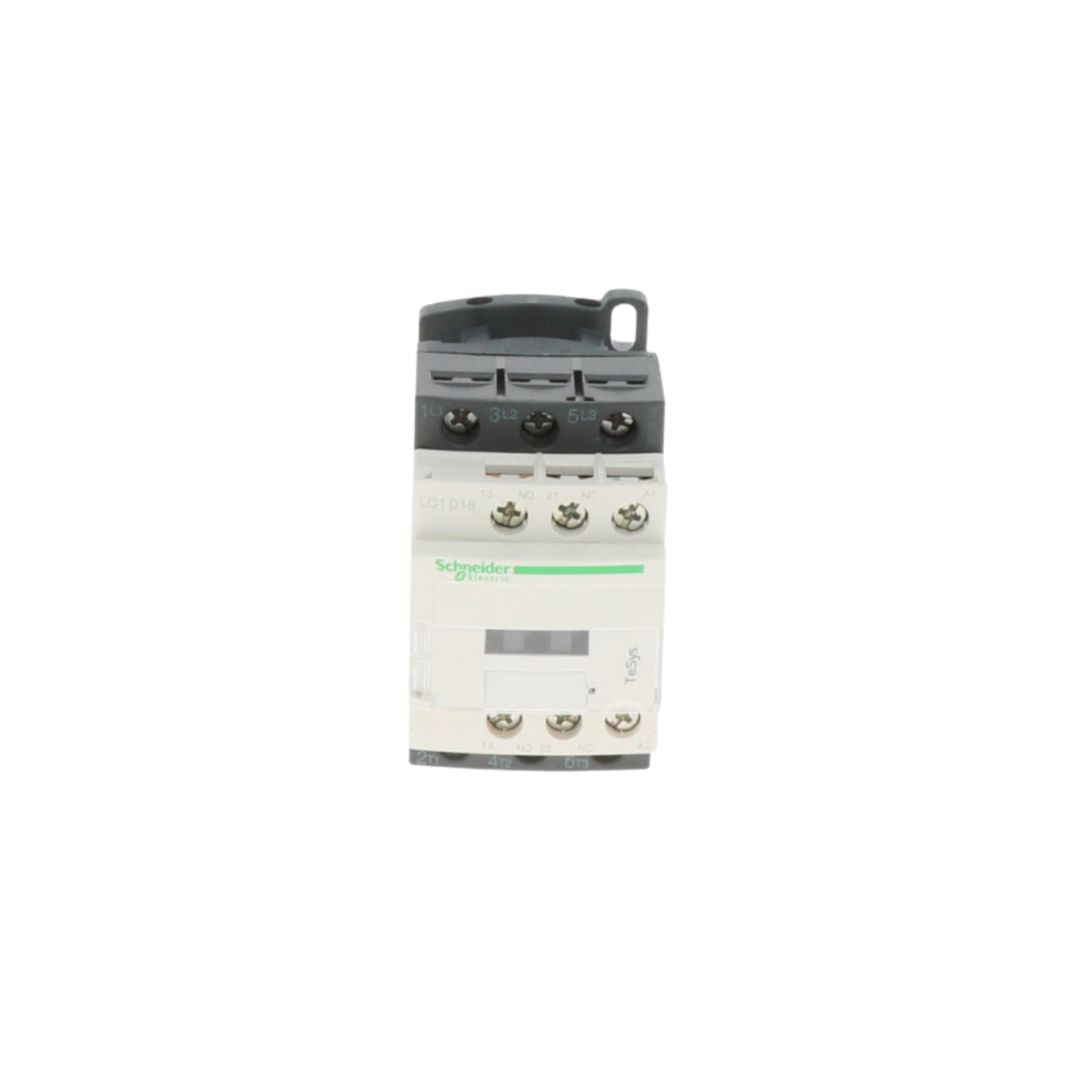 Schneider Electric (Square D) LC1D18F7 Non-Reversing Type with Screw Terminals, 110VAC Coil, 3 Pole, 18A, Electrical Contactor
