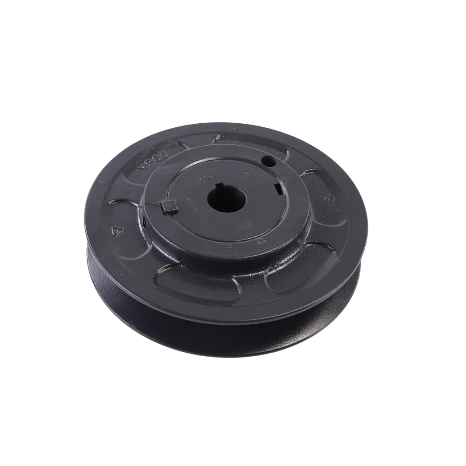 Browning 1VP65X 7/8 7/8" Bore Diameter, 6.5" Outside Diameter, Single Groove VP Cast Iron, Sheave with 4L, A, AX, 5L, B, BX, and BV Belts