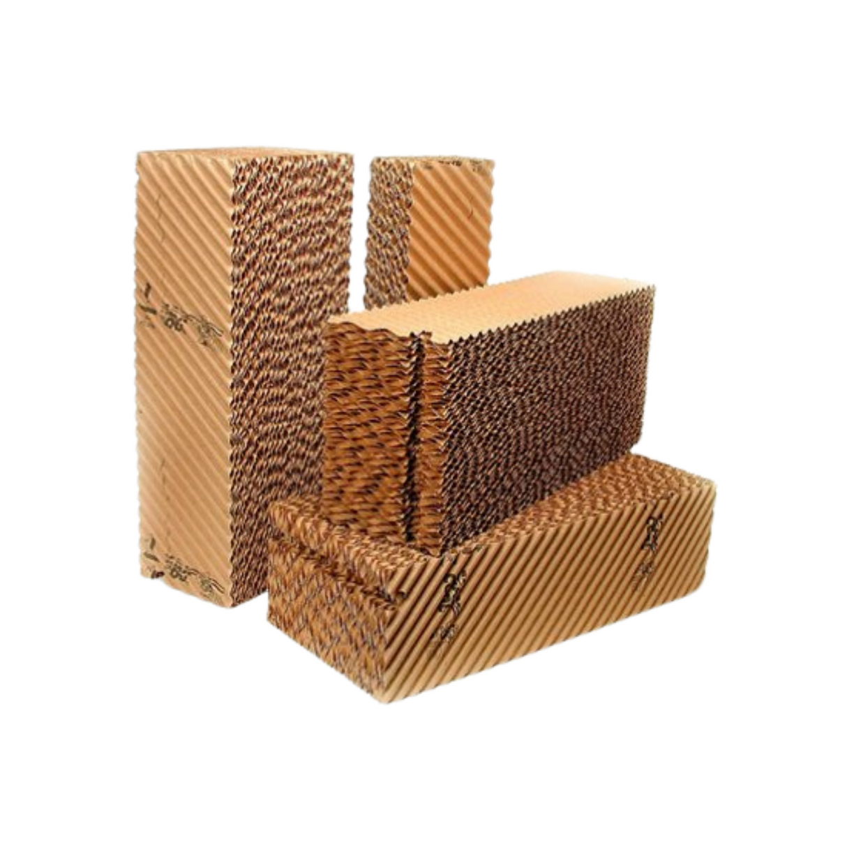 Dial Manufacturing 3453 40"x28"x12" Grooved Rigid Media, Cellulose