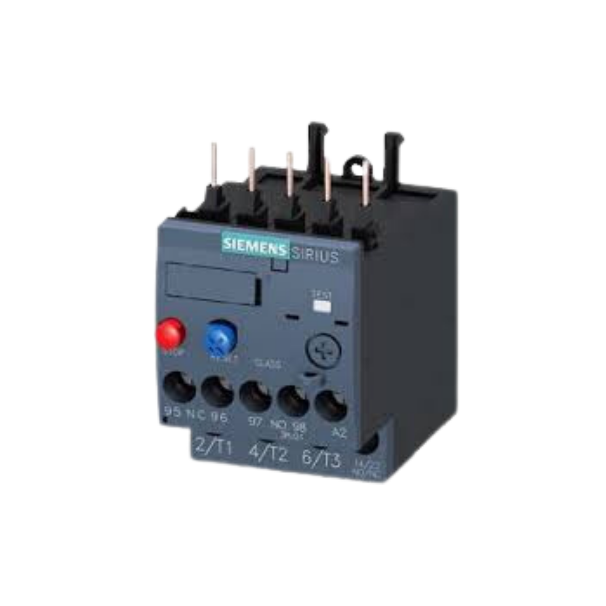 Siemens Industrial Controls 3RU2116-1HB0 24 VAC 8 A 1 NO, 1 NC 3-Pole Thermal Overload Relay