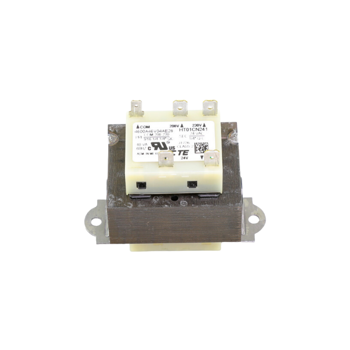 Carrier HT01CN241 Primary Voltage 208/230 V, Secondary Voltage 24 V @ 40 VA Transformer