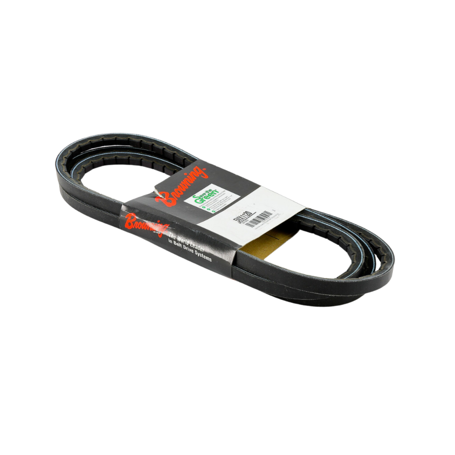 Browning 5VX1120 112" Outside Diameter, EPDM, RMA, MPTA IP-20, Oil Resistant, 5VX, Notched 358, Grip Belt