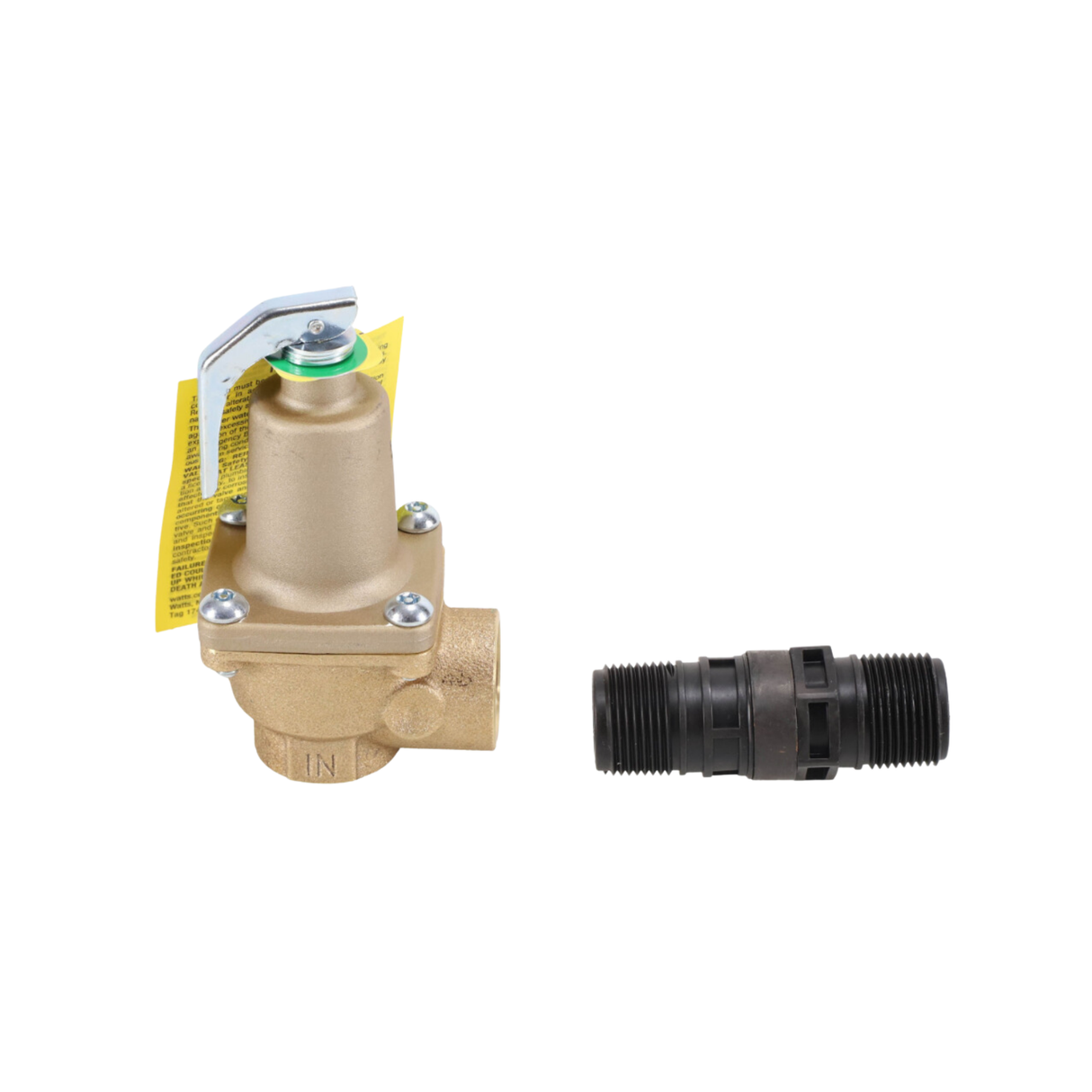 Watts F274513 174A Series, 50 PSI Relief Setting, 40 PSI Max Working Pressure, 3/4" Female Inlet x 3/4" Female Outlet, Pressure Relief Valve