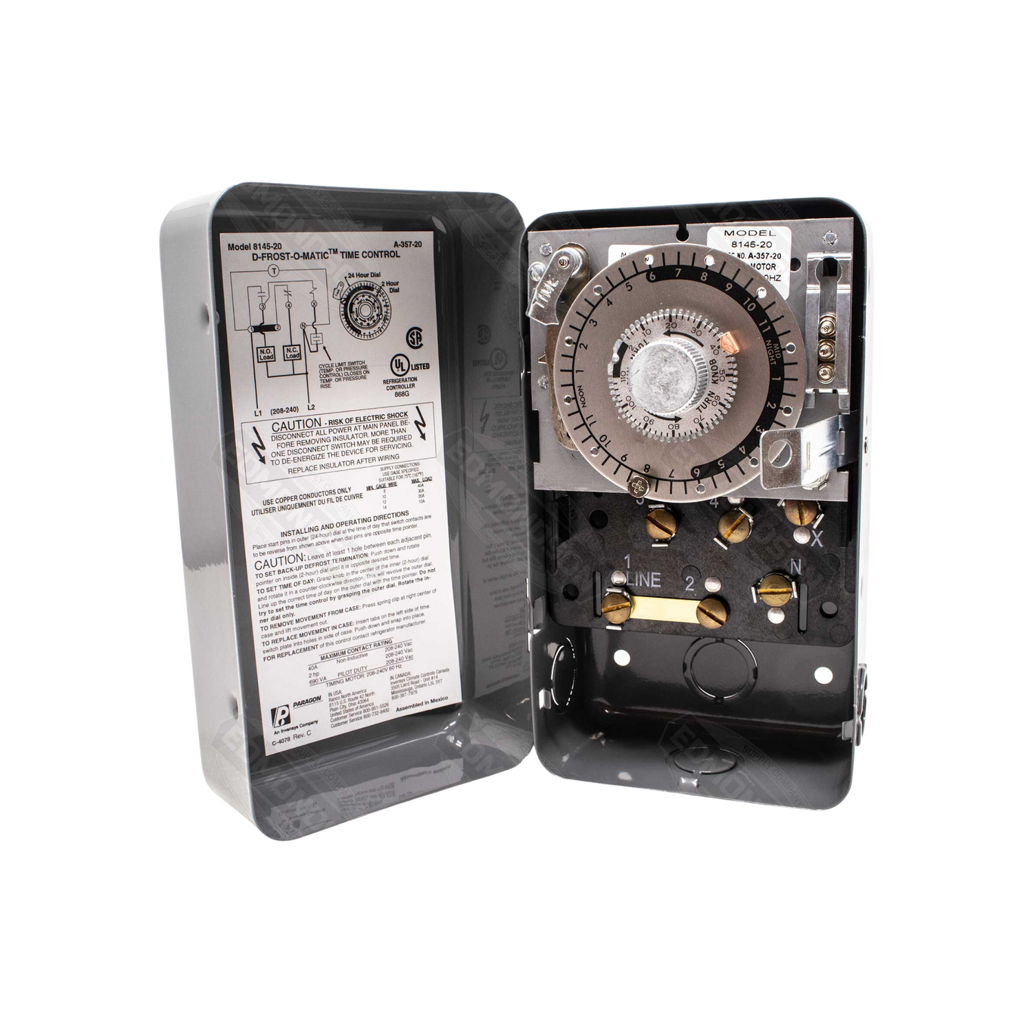 Paragon 8145-20 208-240 V 40 A Defrost Timer