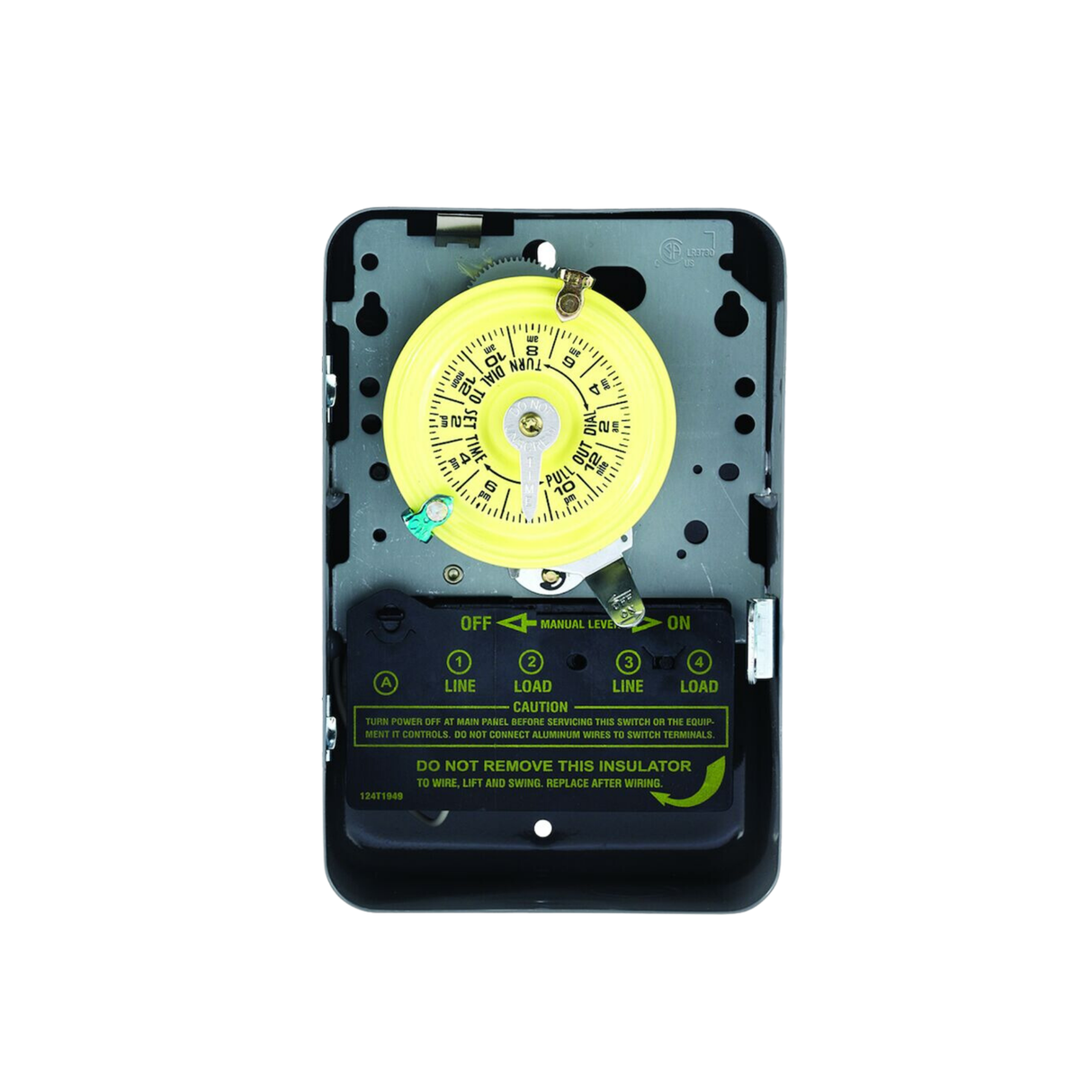 Intermatic T103 120 V 40 A DPST 24-Hour Mechanical Time Switch