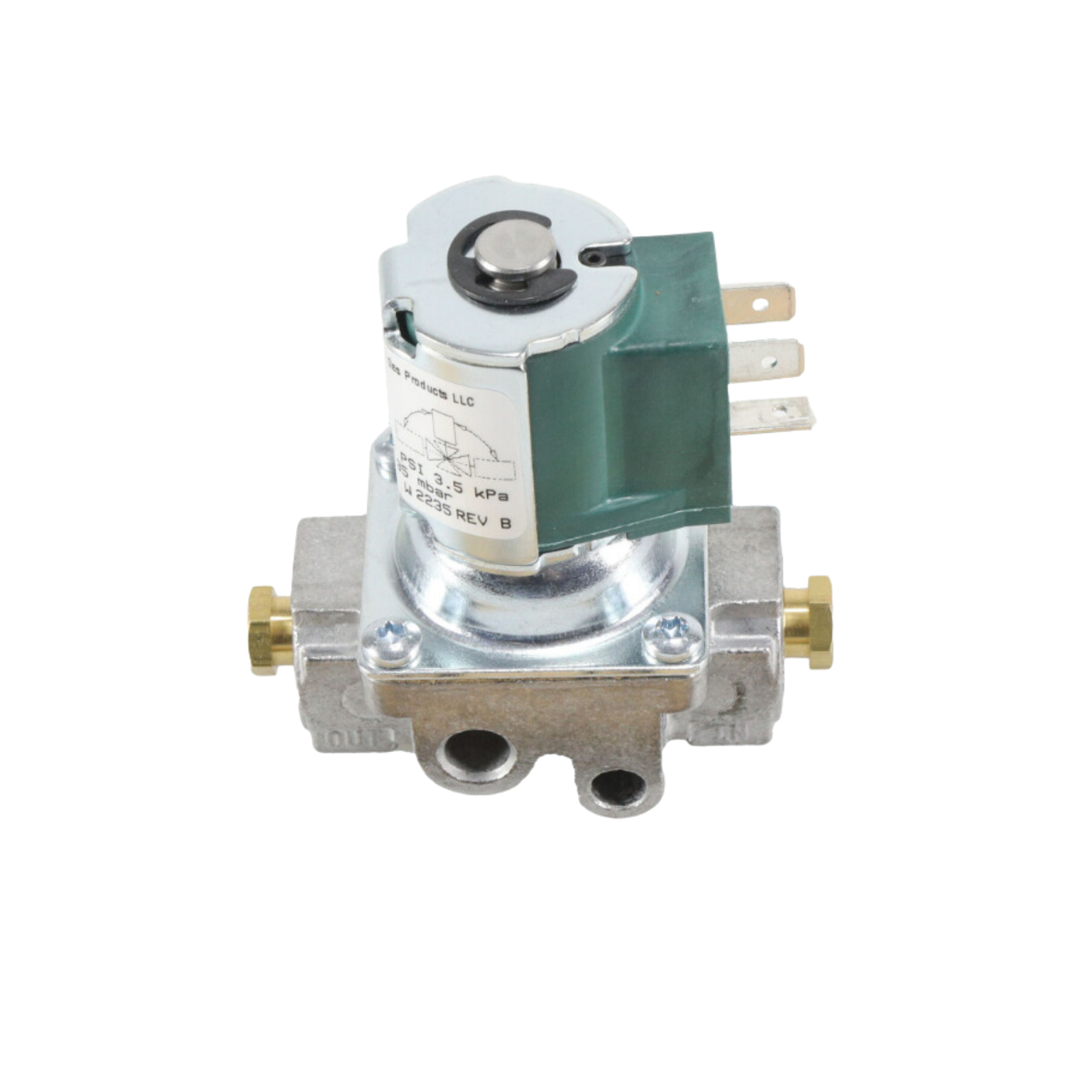 Baso H91WG-1C REVB 25V, 2-1/2" x 1-3/4", Gas Valve
