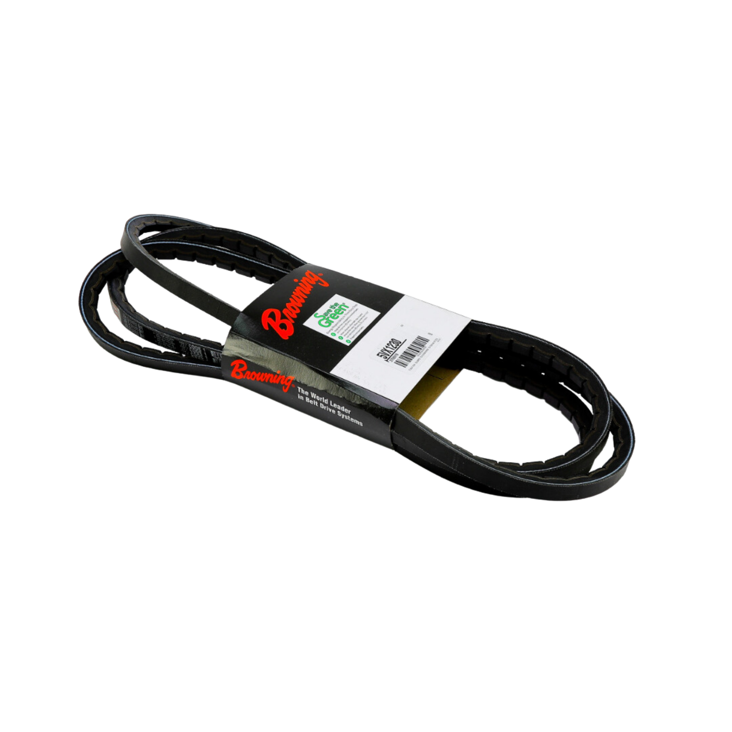 Browning 5VX1230 123" Outside Diameter, EPDM, ARPM IP-22, Oil & Chemical per ARPM IP-3-2, Static Dissipating per ARPM IP-3-3, 5VX, Notched 358, Grip Belt