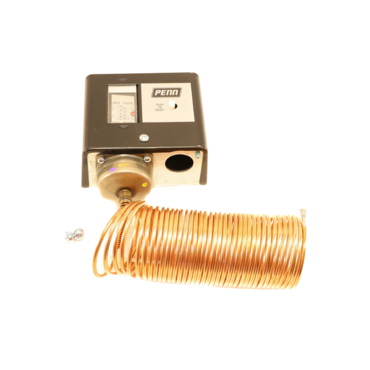 Johnson Controls A70BA-18 120VAC to 240VAC, Single Pole, Open Low, Lockout with Manual-Reset, Temperature Control for Refrigeration and Heating
