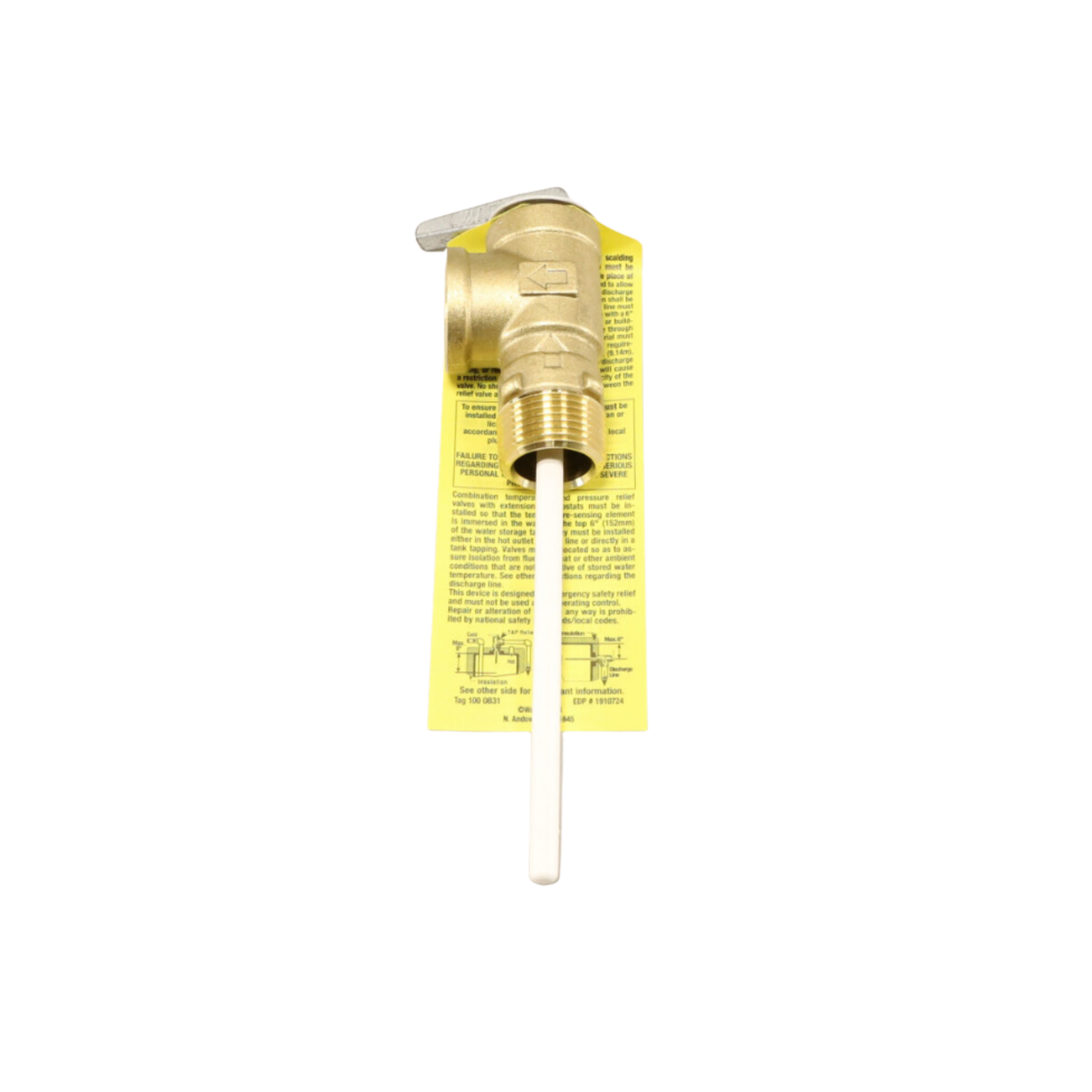 Watts 0556000 LF100XL Series, 3/4" NPT x 3/4" NPT, 213400 BTU/hr, 113 PSI Max, Pressure Relief Valve