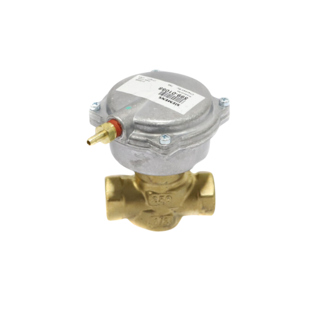 Siemens Building Technology 257-02036 Pneumatic Valve Actuator Type, 35-250 Degree Fahrenheit Medium Temperature, 2-Way Valve Assembly