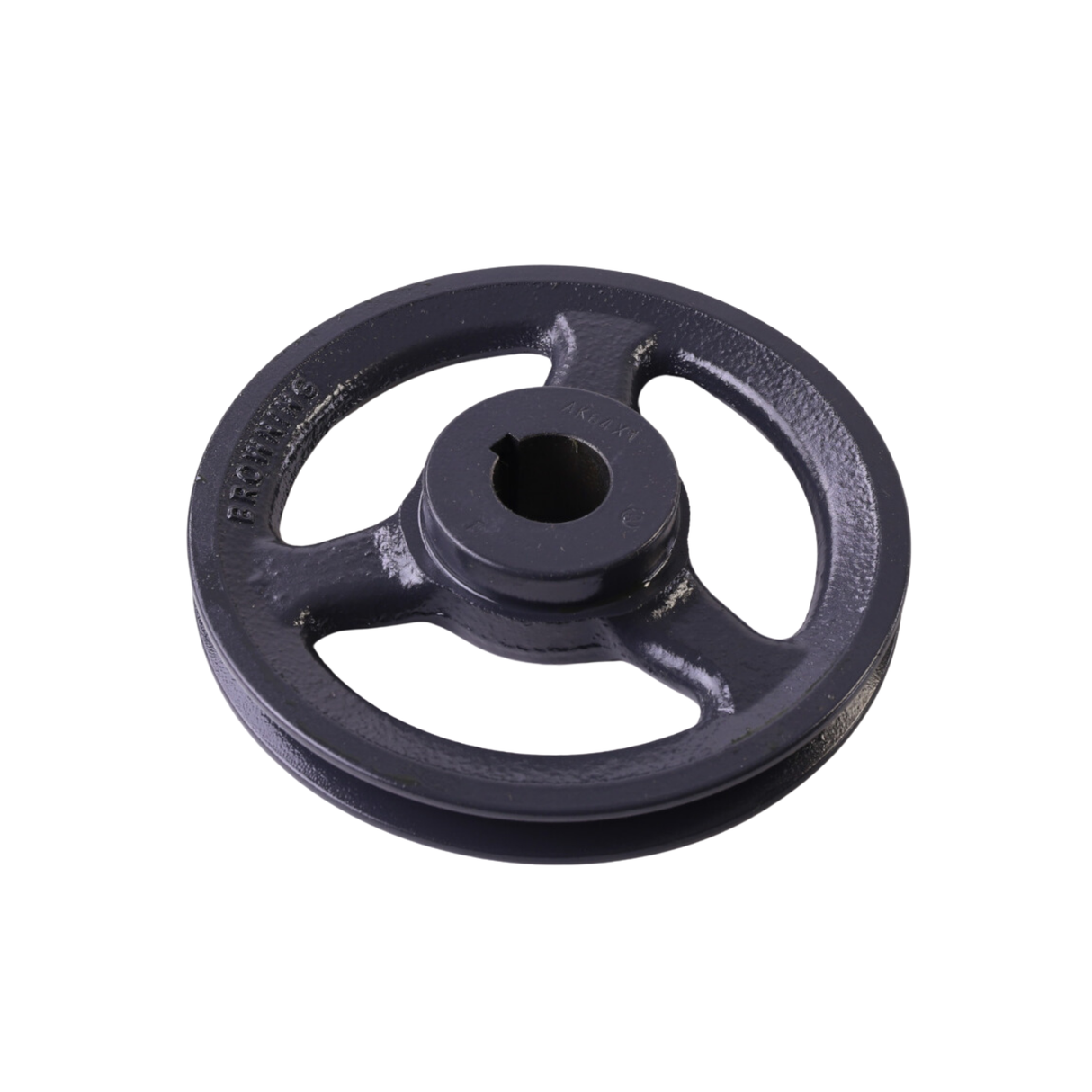 Browning AK64X1 1" Bore Diameter, 6.25" Outside Diameter, Single Groove AK Cast Iron, Bore Sheave with 3L, 4L, and A Belts