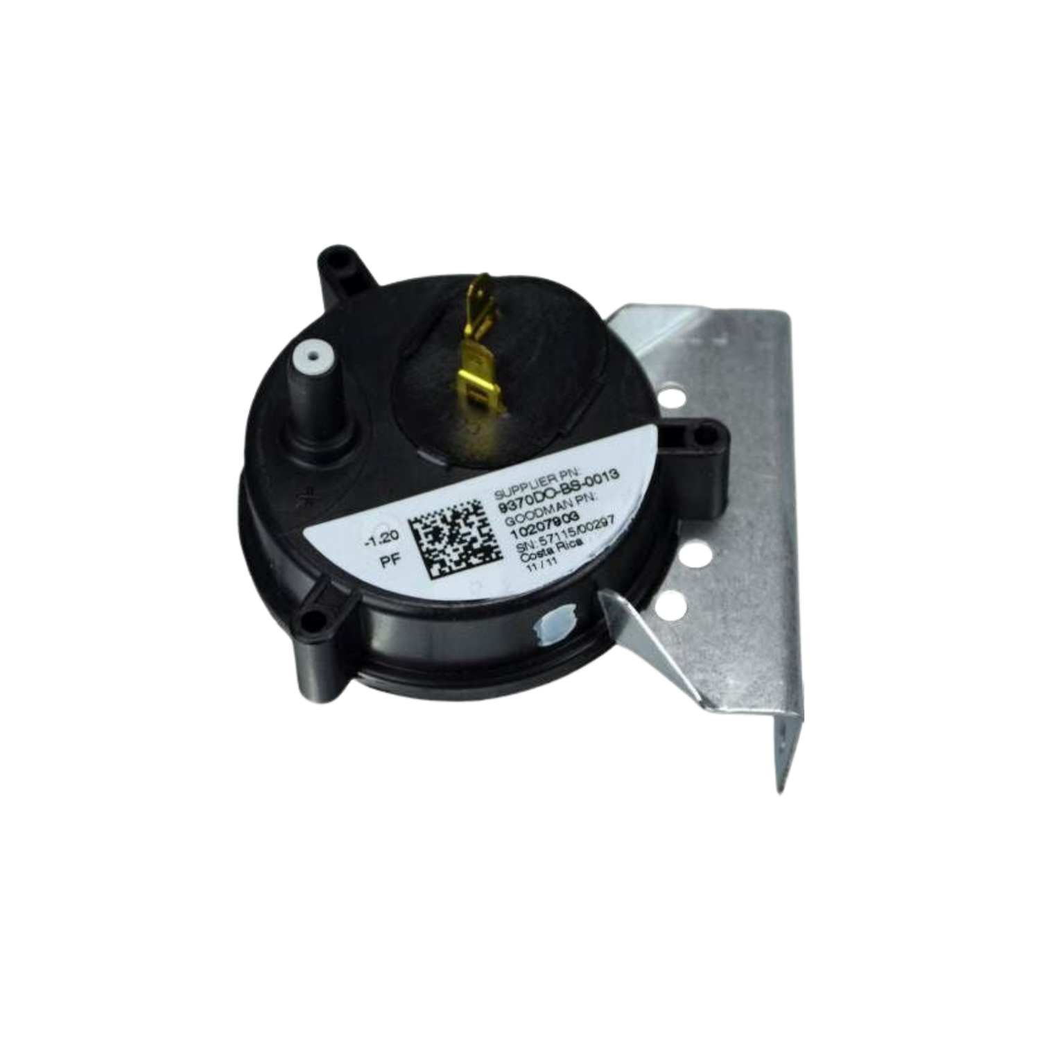 Goodman 10207903 -1.2" WC SPST Pressure Switch