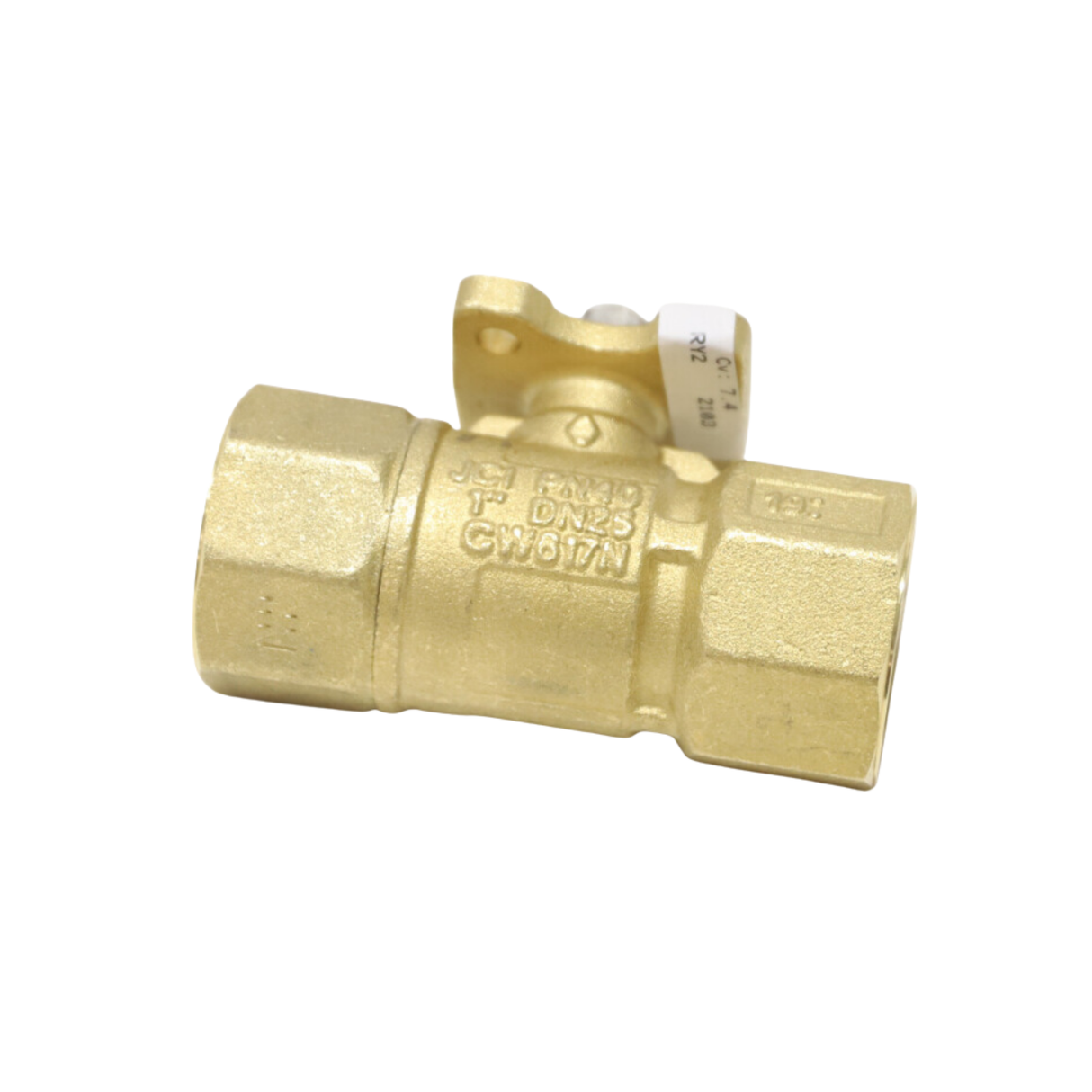 Johnson Controls VG1241CL 1" NPT Connection Size, 2 Way, Equal Percentage Flow, Ball Valve