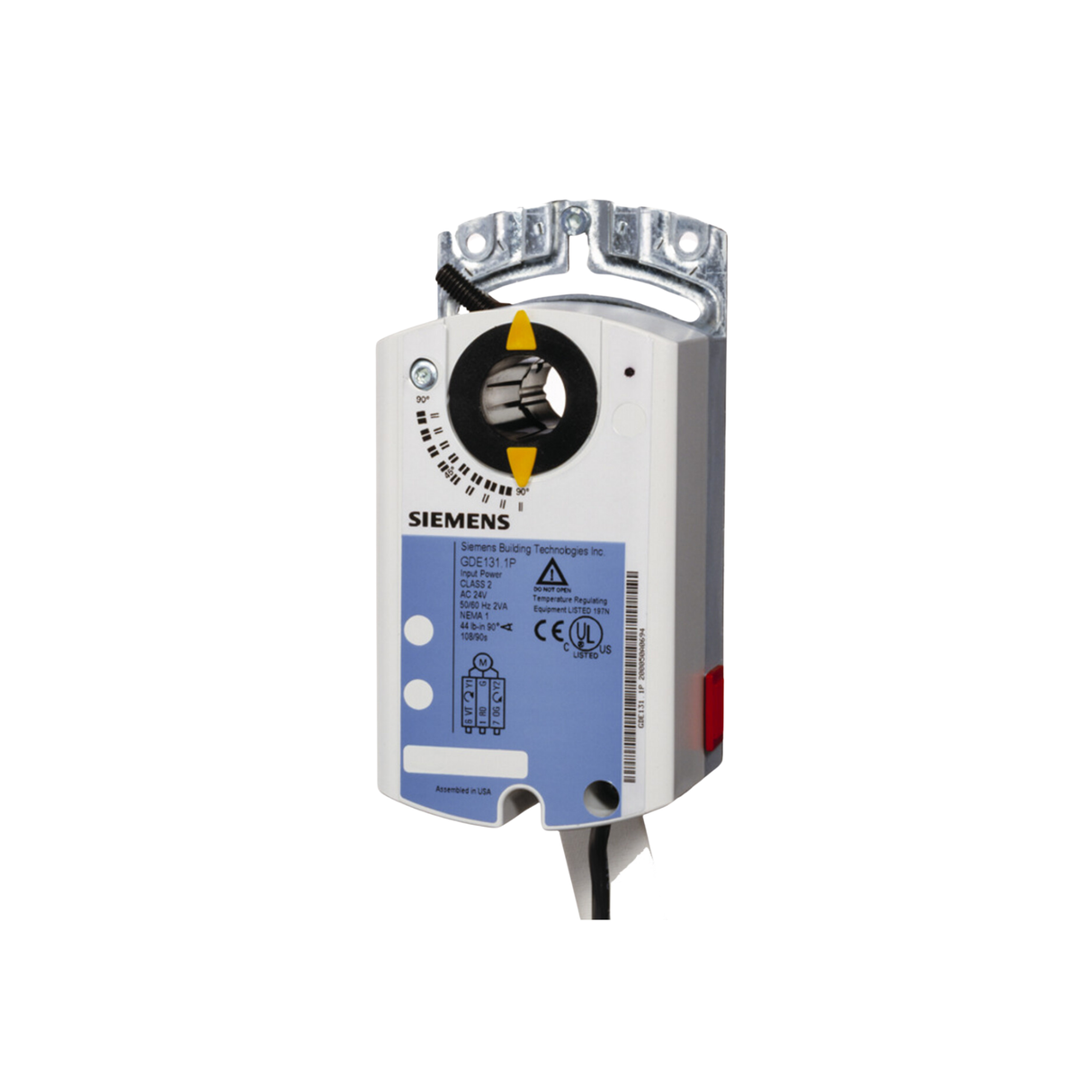 Siemens Building Technology GDE131.1T 44 lb-in 4" Stroke Non-Spring Return Floating Actuator