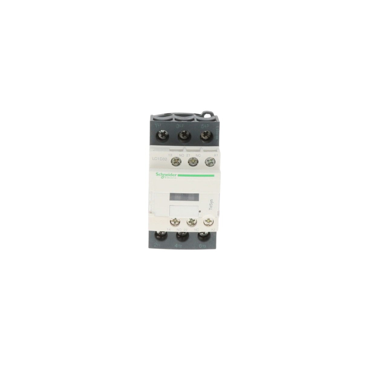 Schneider Electric (Square D) LC1D32B7 Non-Reversing Type with Screw Terminals, 24VAC Coil, 3 Pole, 32A, Electrical Contactor