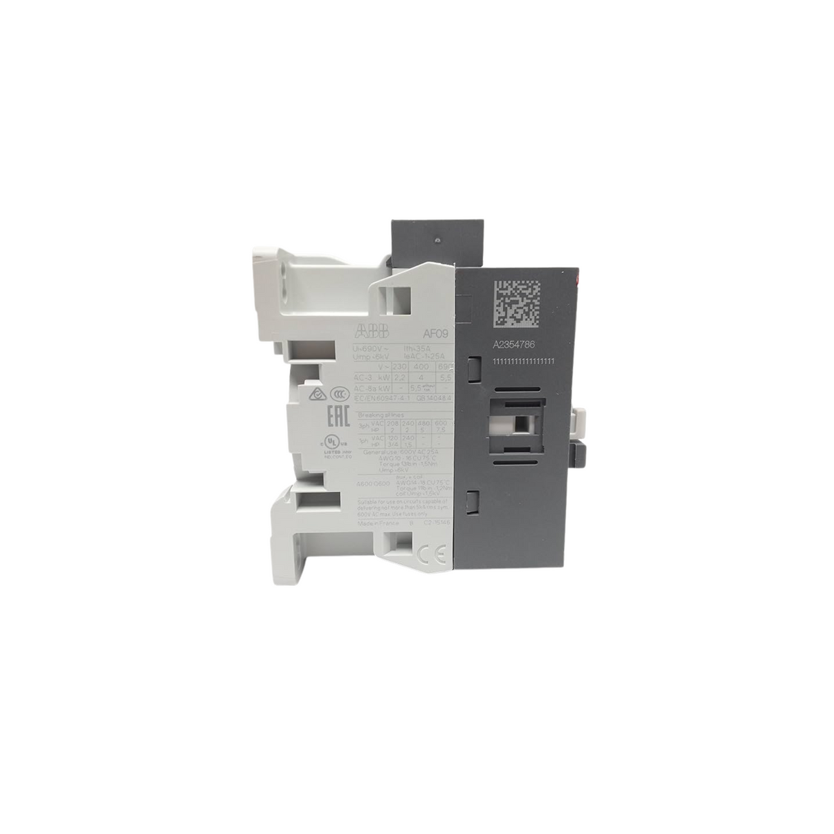 ABB AF09-30-10-13 100-250 V 9 A 3-Pole Contactor