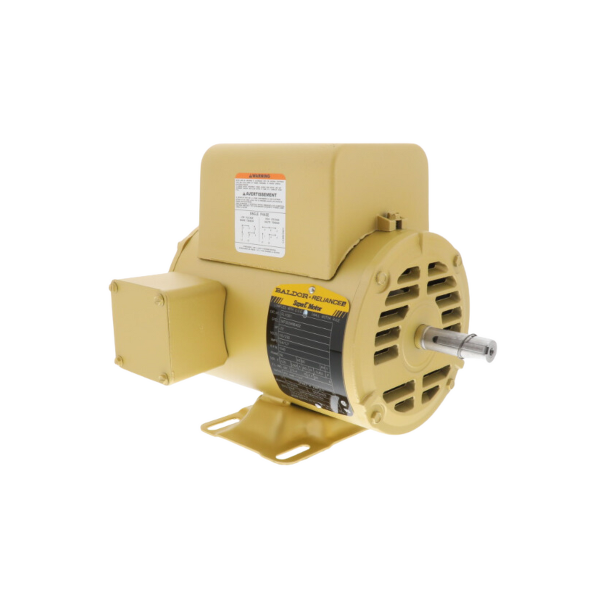 Baldor Motor EL11301 115 V 60 Hz 1740 RPM 1/3 HP General Purpose Motor