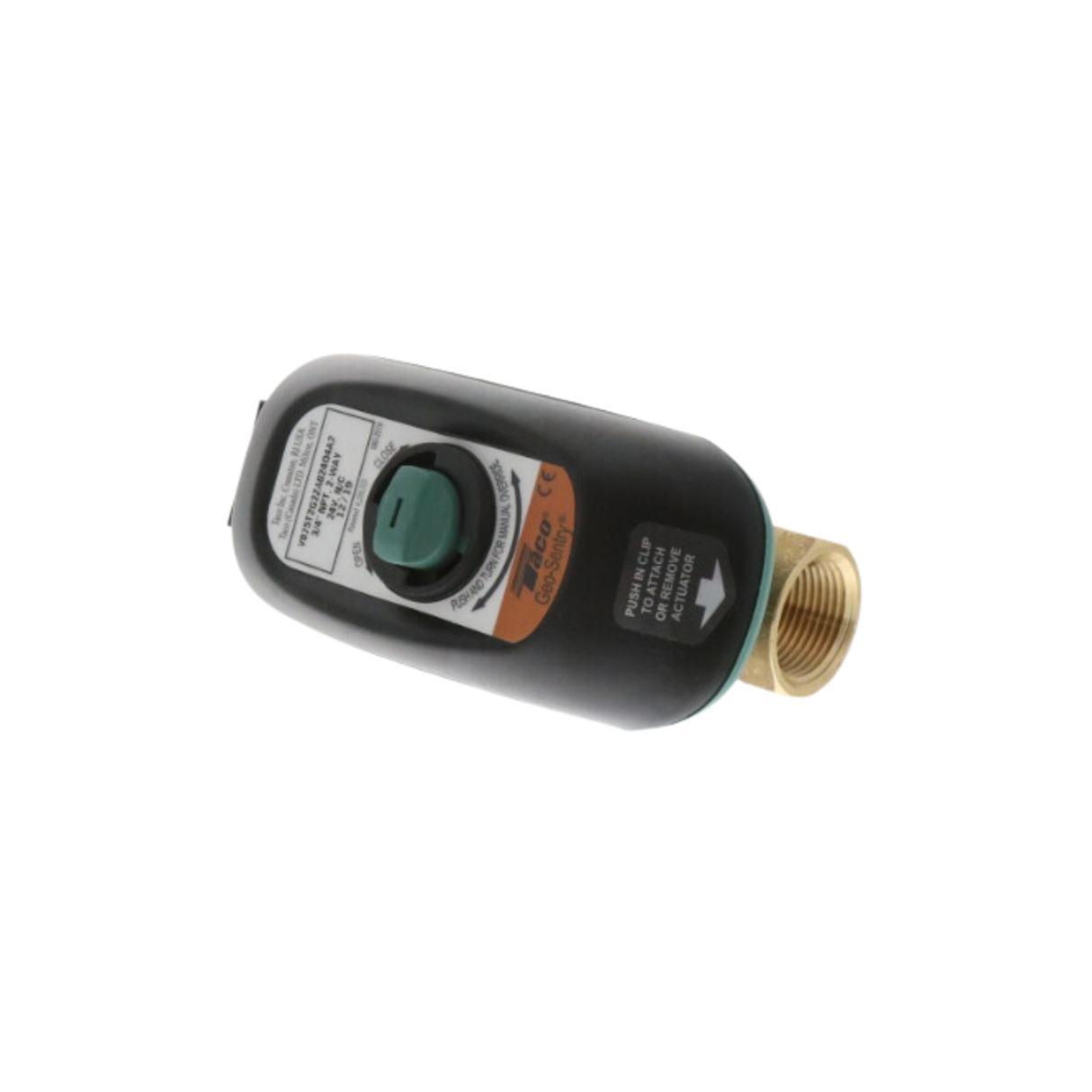 Taco V075T2G2ZA024Q4A2 24V, 3/4" NPT, 2-Way Zone Valve