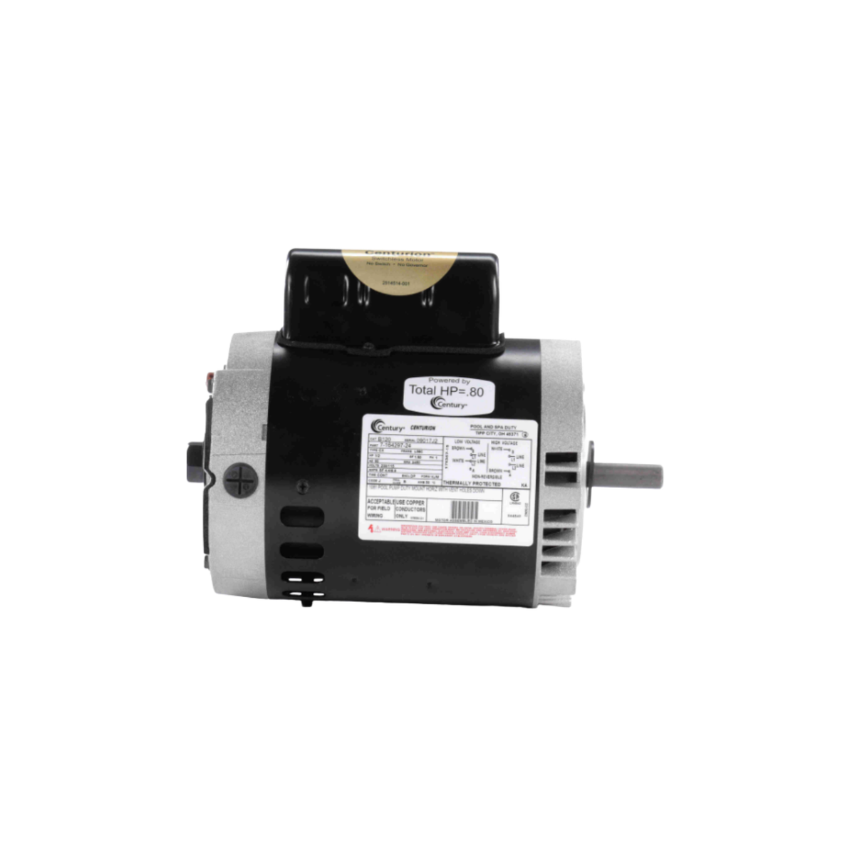 Regal Rexnord - Century Motors B120 230/115 V 60 Hz 3450 RPM 1/2 HP Counter Clockwise Motor