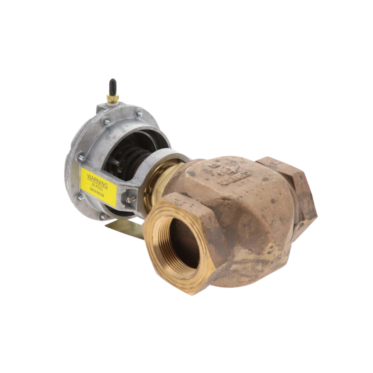 Johnson Controls VG7241RT+3008B 1 1/2" NPT Connection Size, 2 Way, Equal Percentage Flow, Valve with 3PSI - 6PSI Spring Range Spring Return Exposed Pneumatic Actuator