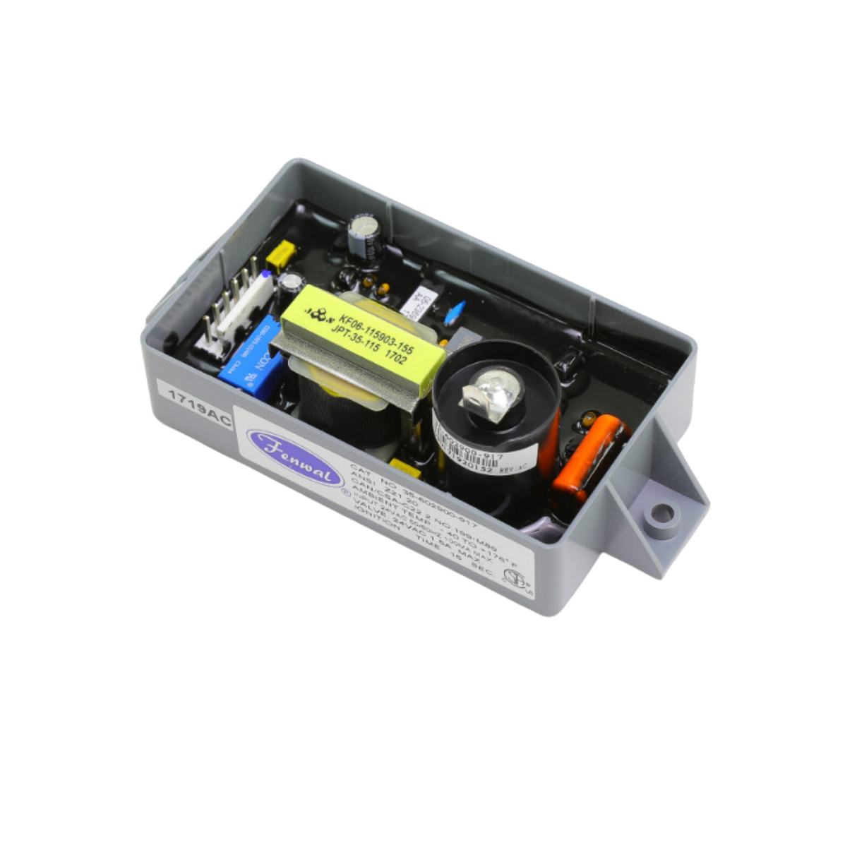 Fenwal 35-602900-917 24V, 0 Pre-Purge, 0 Inter-Purge, 15s Ignition Time, Remote Reset Ignition Module