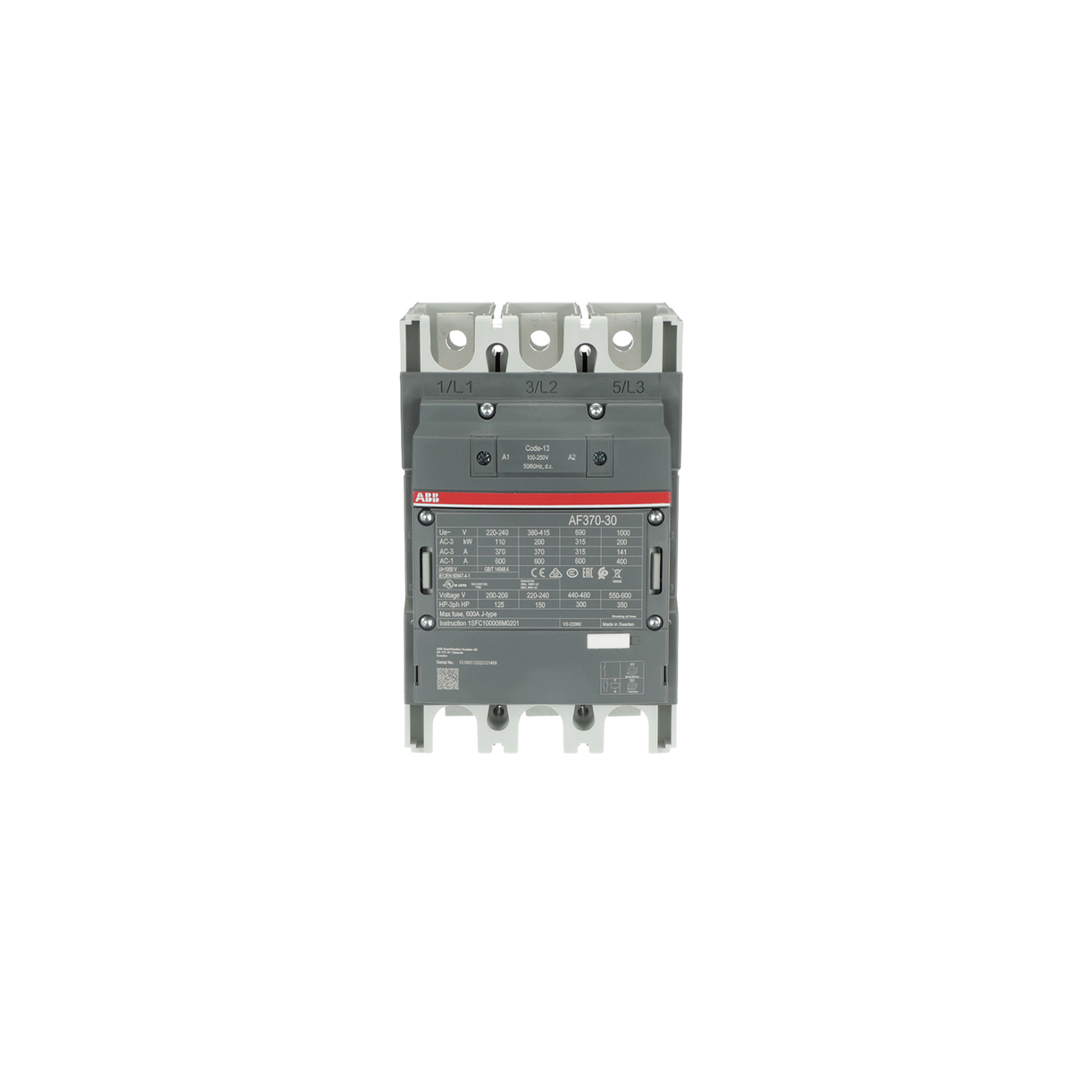 ABB AF370-30-00-13 Contactor