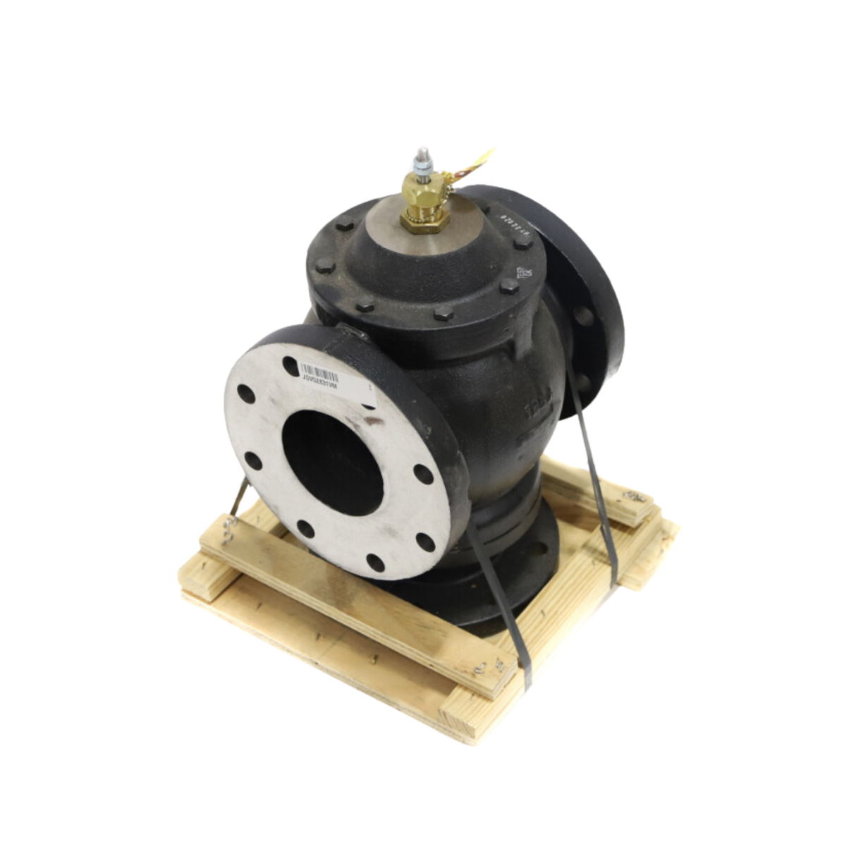 Johnson Controls VG2831VM 3 Way Mixing Flat-Faced Flange, ANSI Class 125, Modified Linear Flow, Globe, Valve, with 3/8" Threaded Stem
