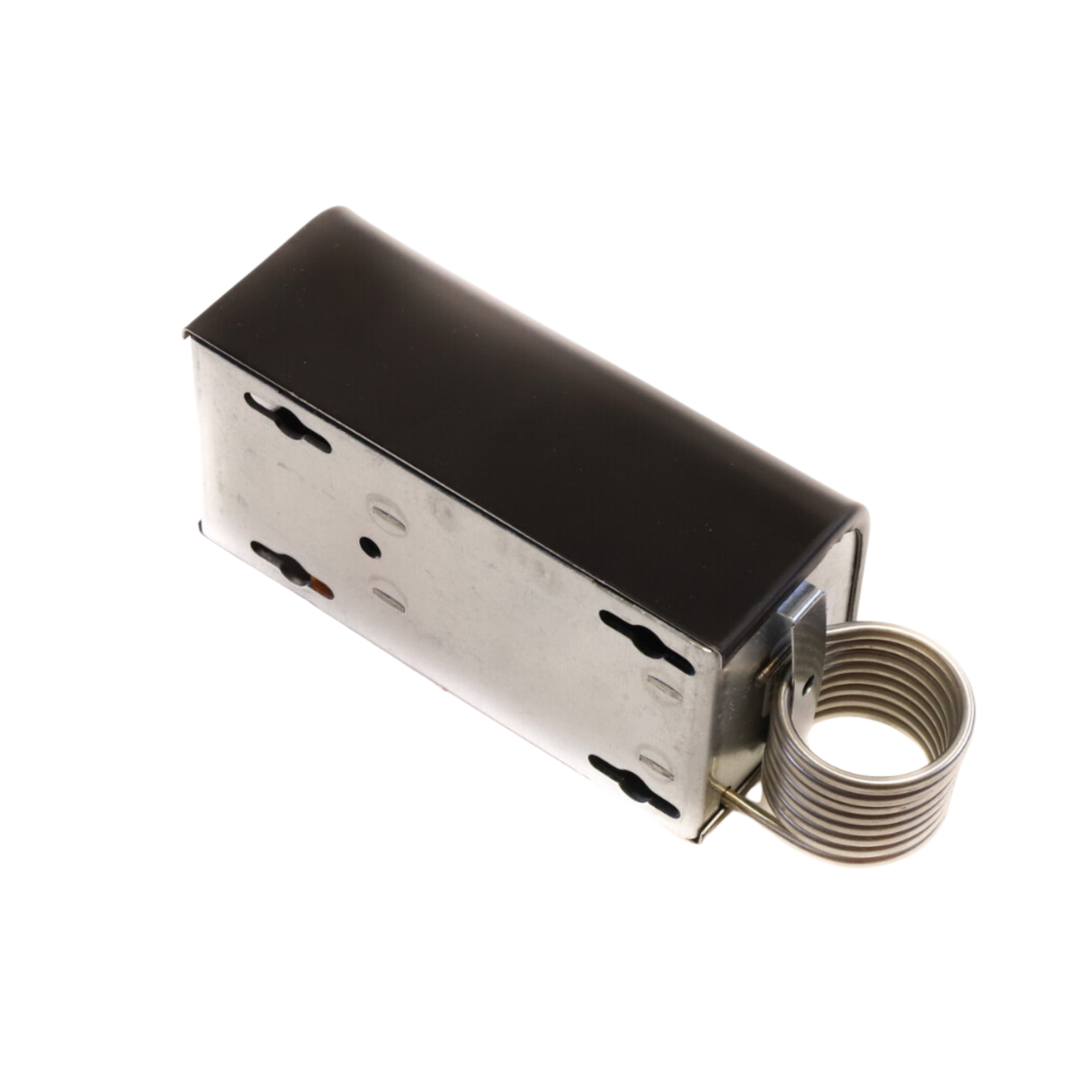 Johnson Controls A19BAB-3 24 VAC to 277 VAC, SPDT, Auto-Reset, Coiled Bulb Space Temperature Control with Knob Range Adjuster