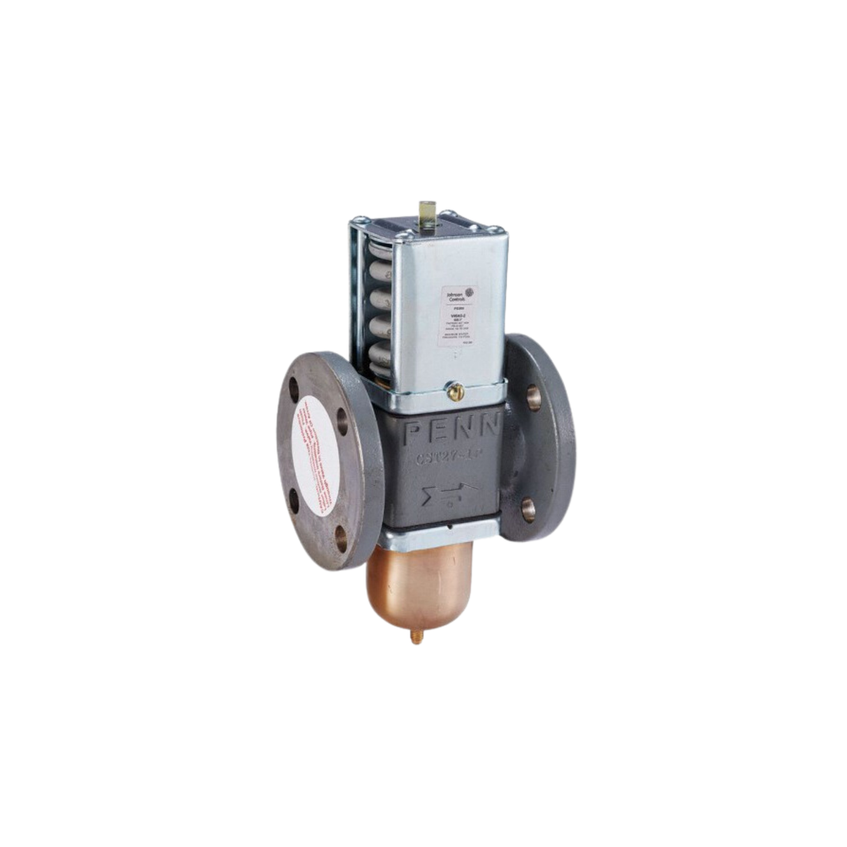 Johnson Controls V46AS-2 Water Regulating Valve For Non-Corrosive Refrigerant with 1/4" External Flare Fitting (Style 5) Pressure Element