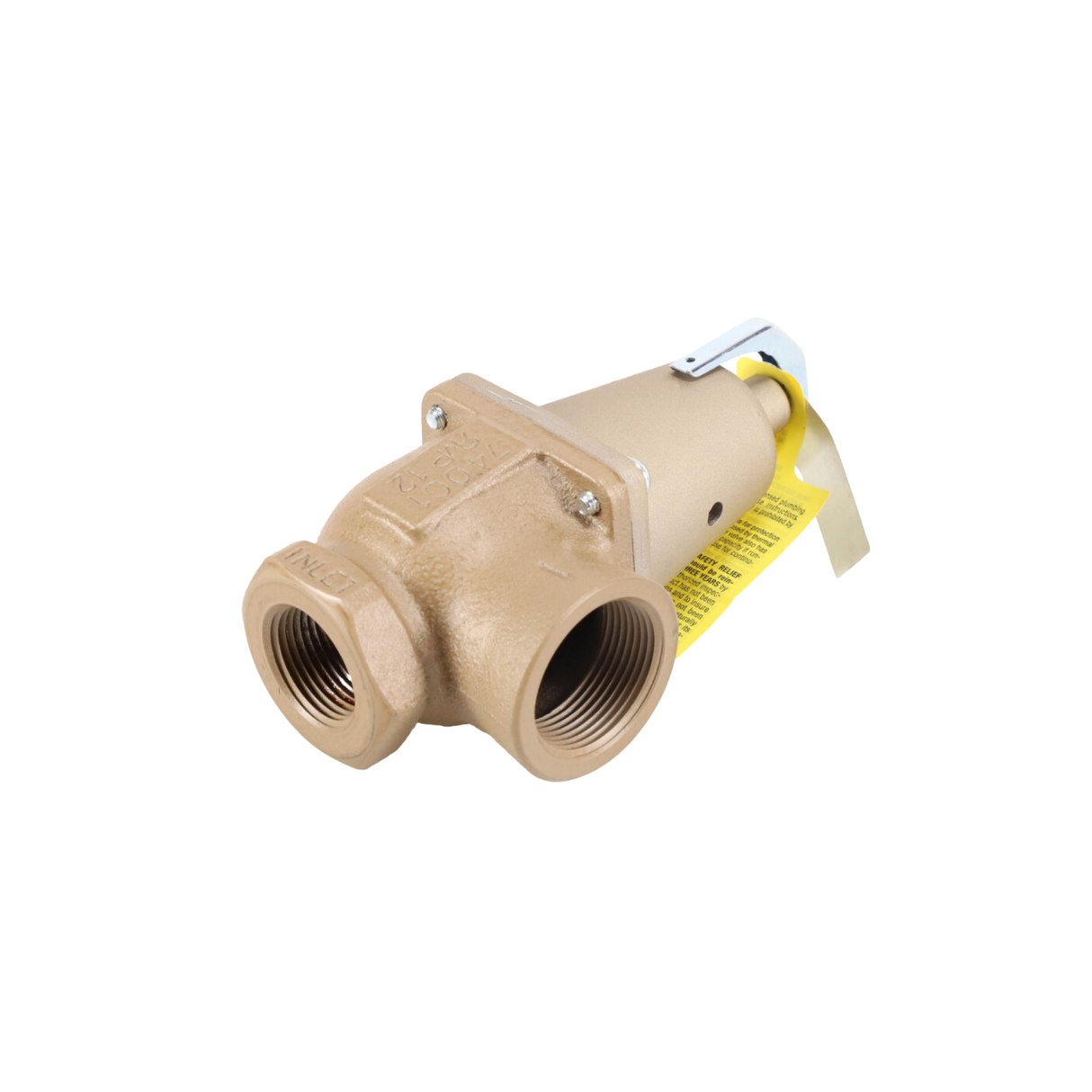 Watts F382820 740 Series, 1" NPTF Connection, 50 PSI Max, Iron Relief Valve