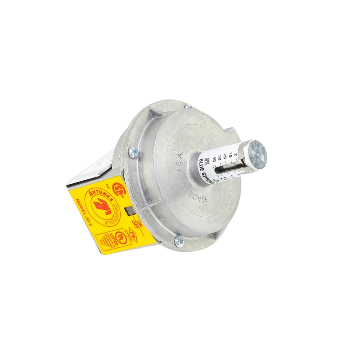 A.J. Antunes JD-2-BLUE 1/8" NPT, Auto-Reset, SPDT, Pressure Switch