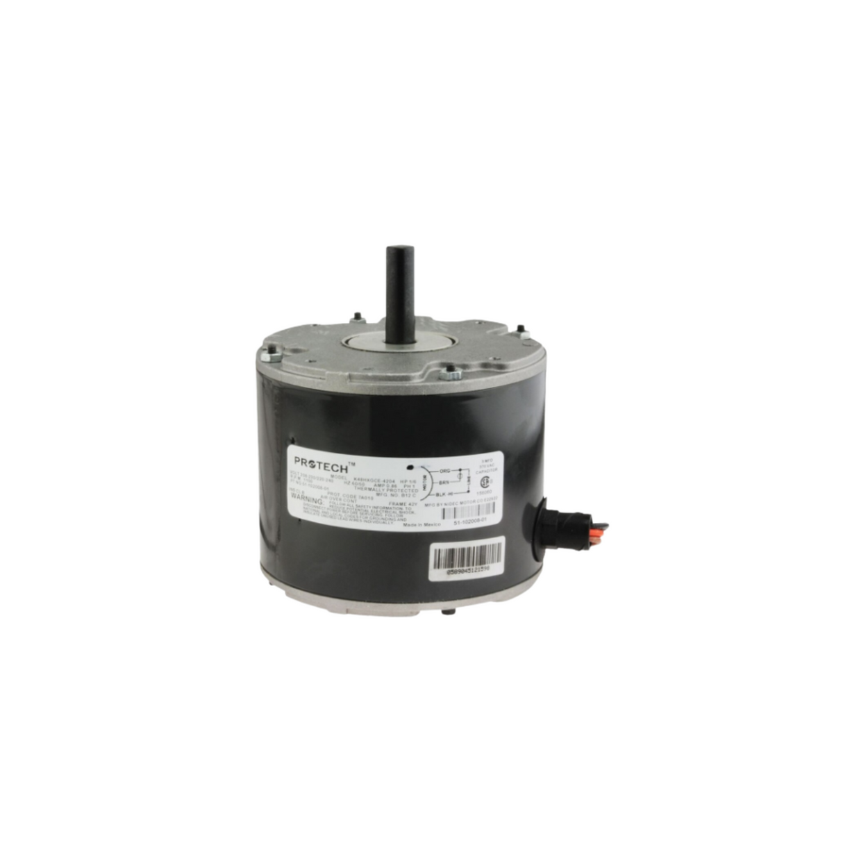 Rheem-Ruud 51-102500-02 208-240 V 1100 RPM 1/6 HP Condenser Motor