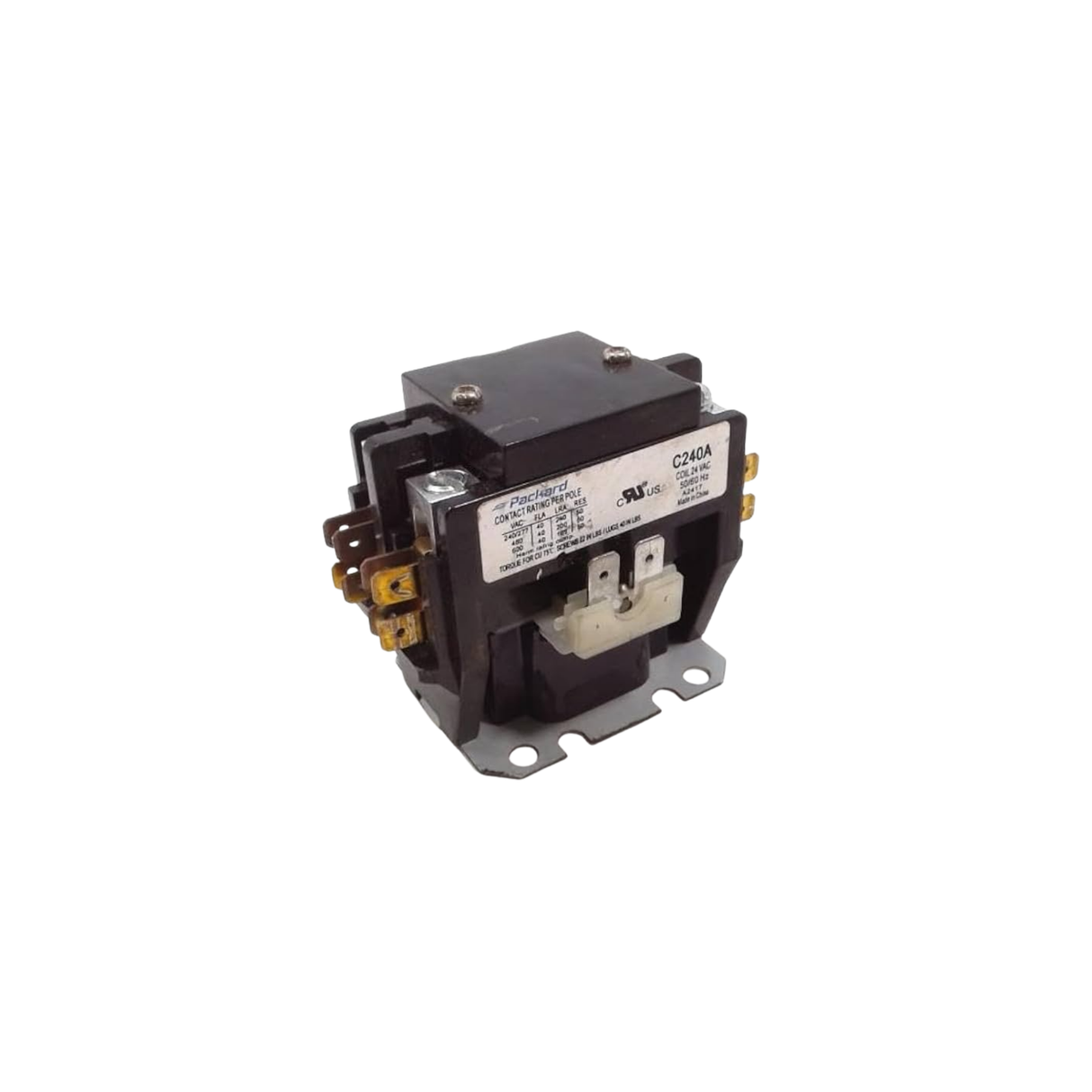 Packard C130A 1 Pole 30 Amp 24 VAC Contactor