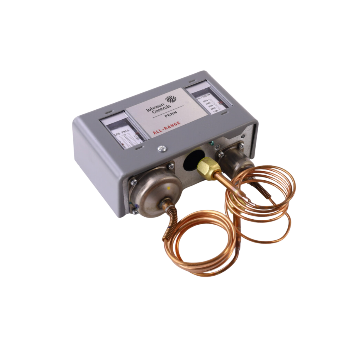 Johnson Controls P70LA-1 Auto-Reset, SPST, Nema 1 Enclosure, Dual, Pressure Control