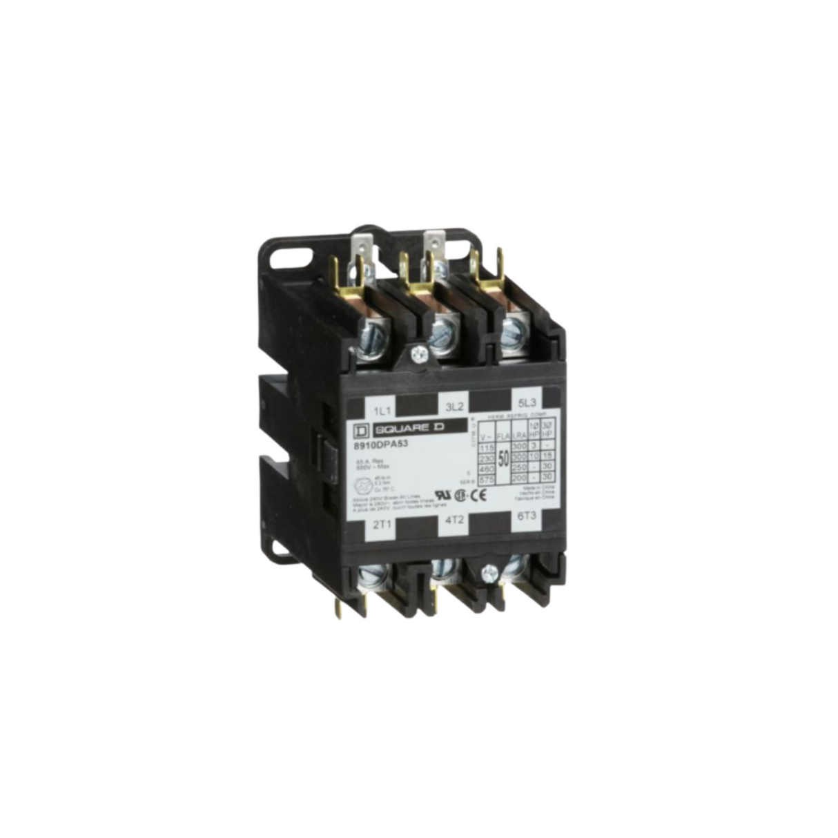 Schneider Electric (Square D) 8910DPA53V14 24 V 50 A 3-Pole Contactor
