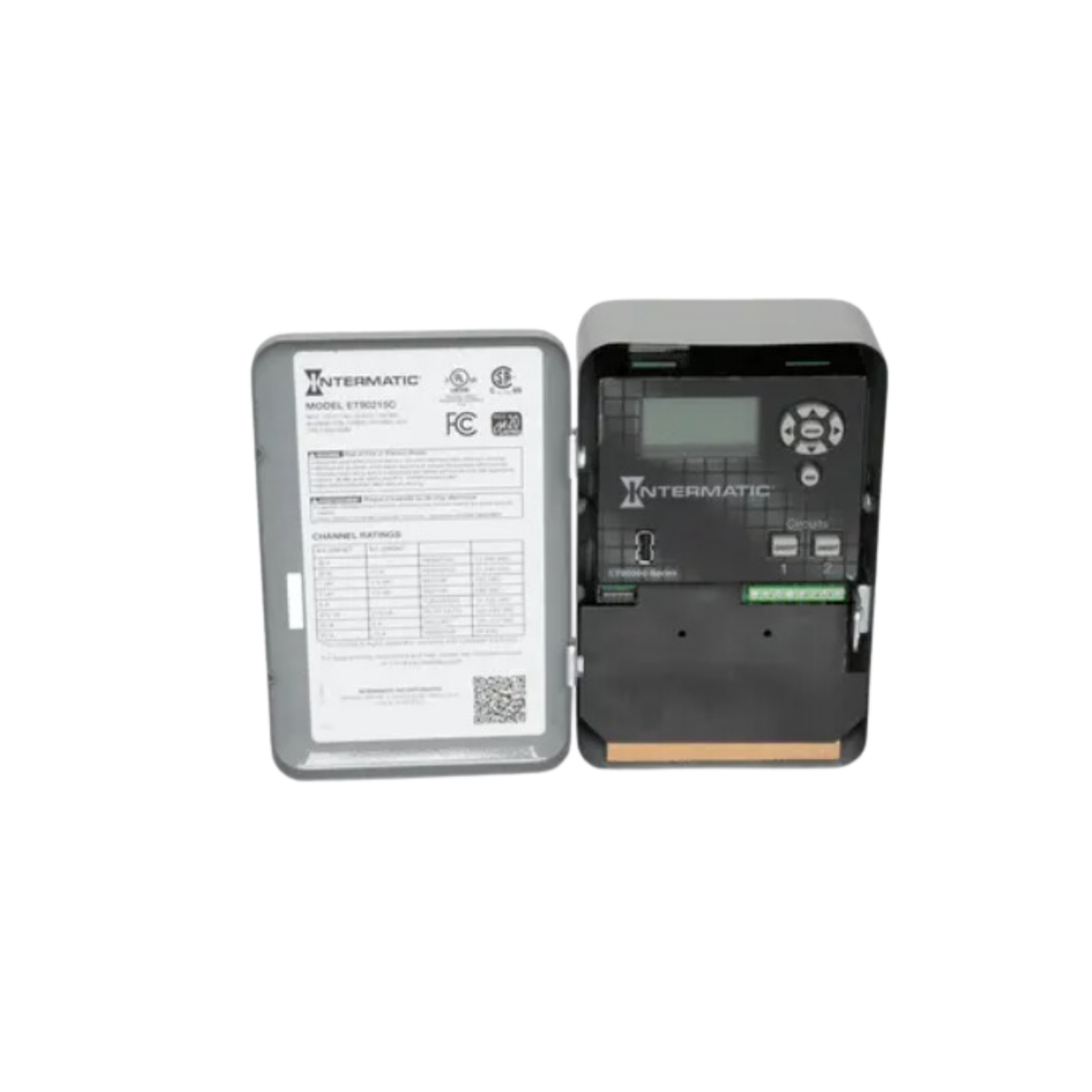 Programmateur Électronique Intermatic ET90215CE 2 Circuits - Contrôle Par Appli, Ethernet