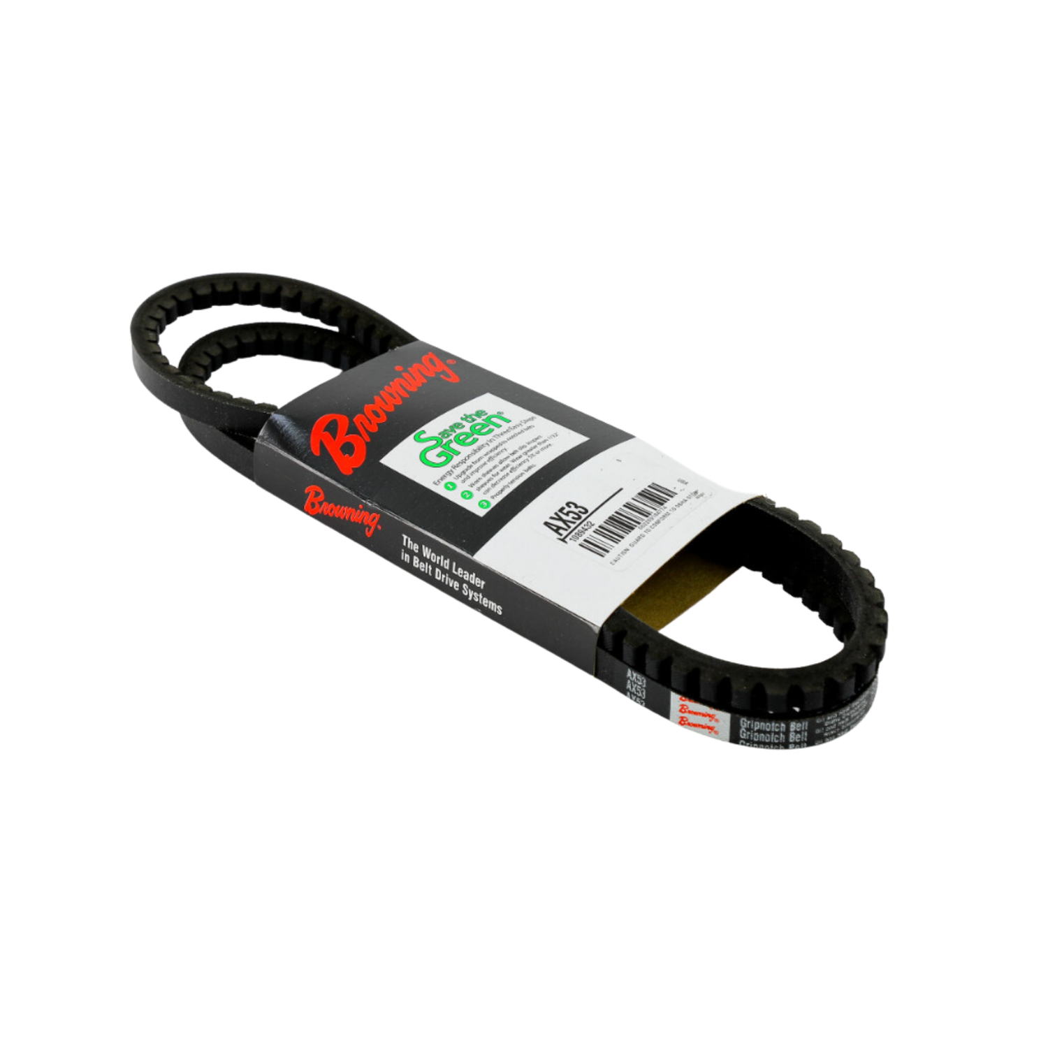 Browning AX53 55.2" Outside Diameter, EPDM, AX, Gripnotch Belt