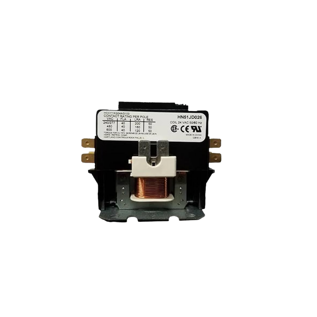 Carrier HN51JD026 24 V 40 A 1-Pole Contactor
