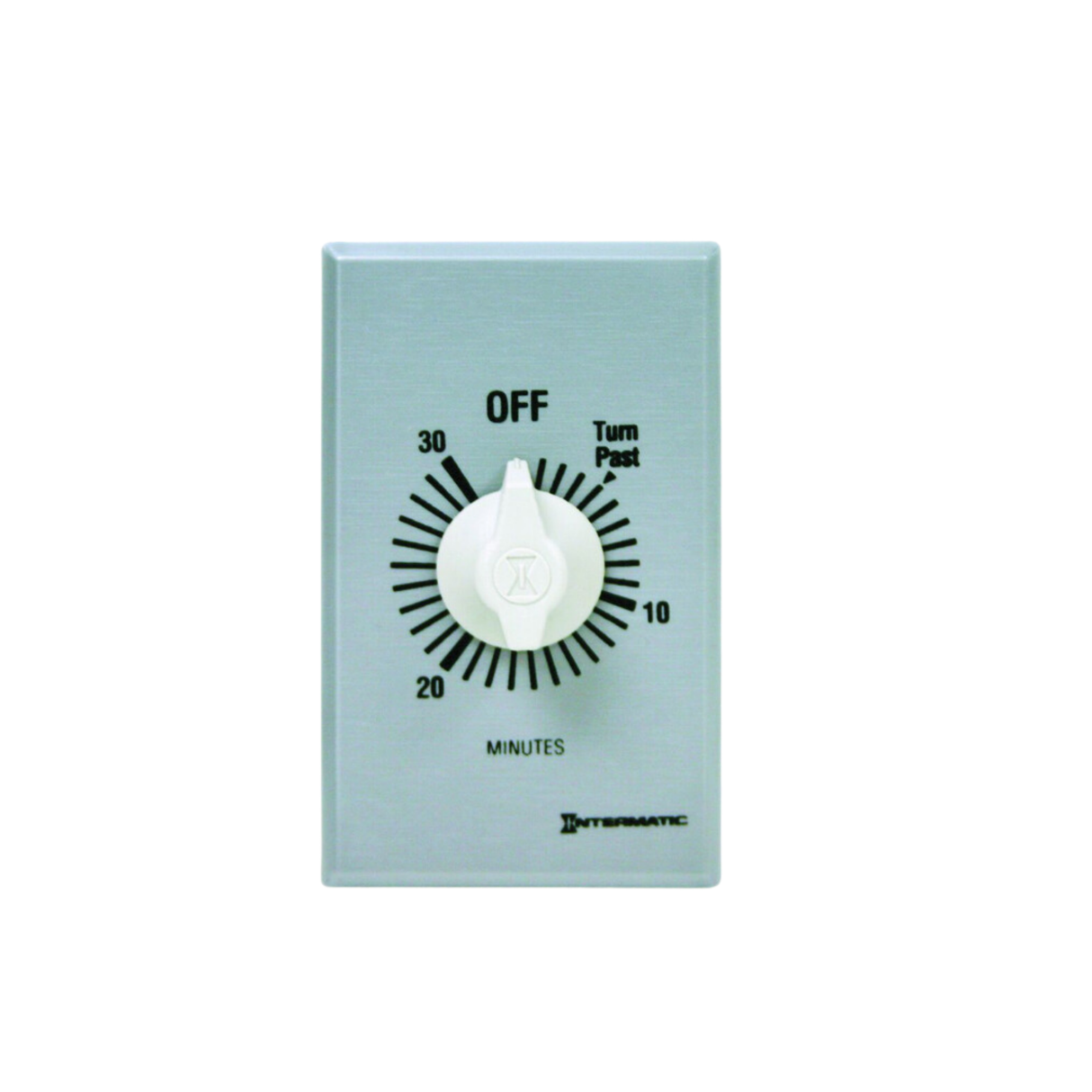 Intermatic FF30MC 125-277 VAC 50/60 Hz 30-Minute SPST Spring Wound Countdown Timer