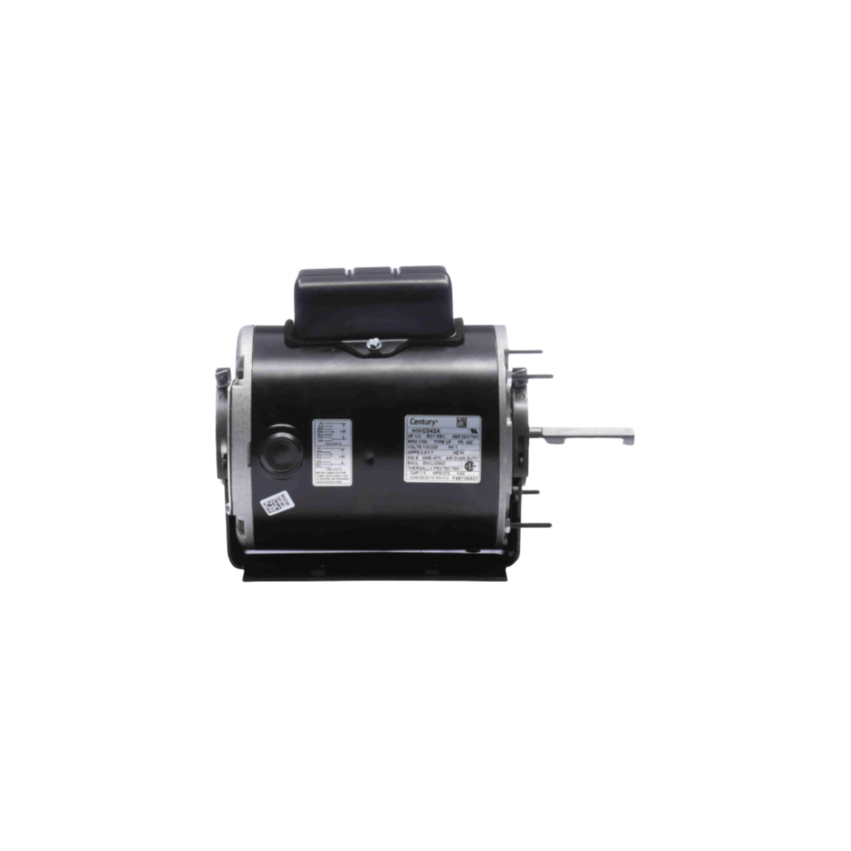 Regal Rexnord - Century Motors C042A 115/230 V 60 Hz 1700 RPM 1/4 HP Reversible Motor