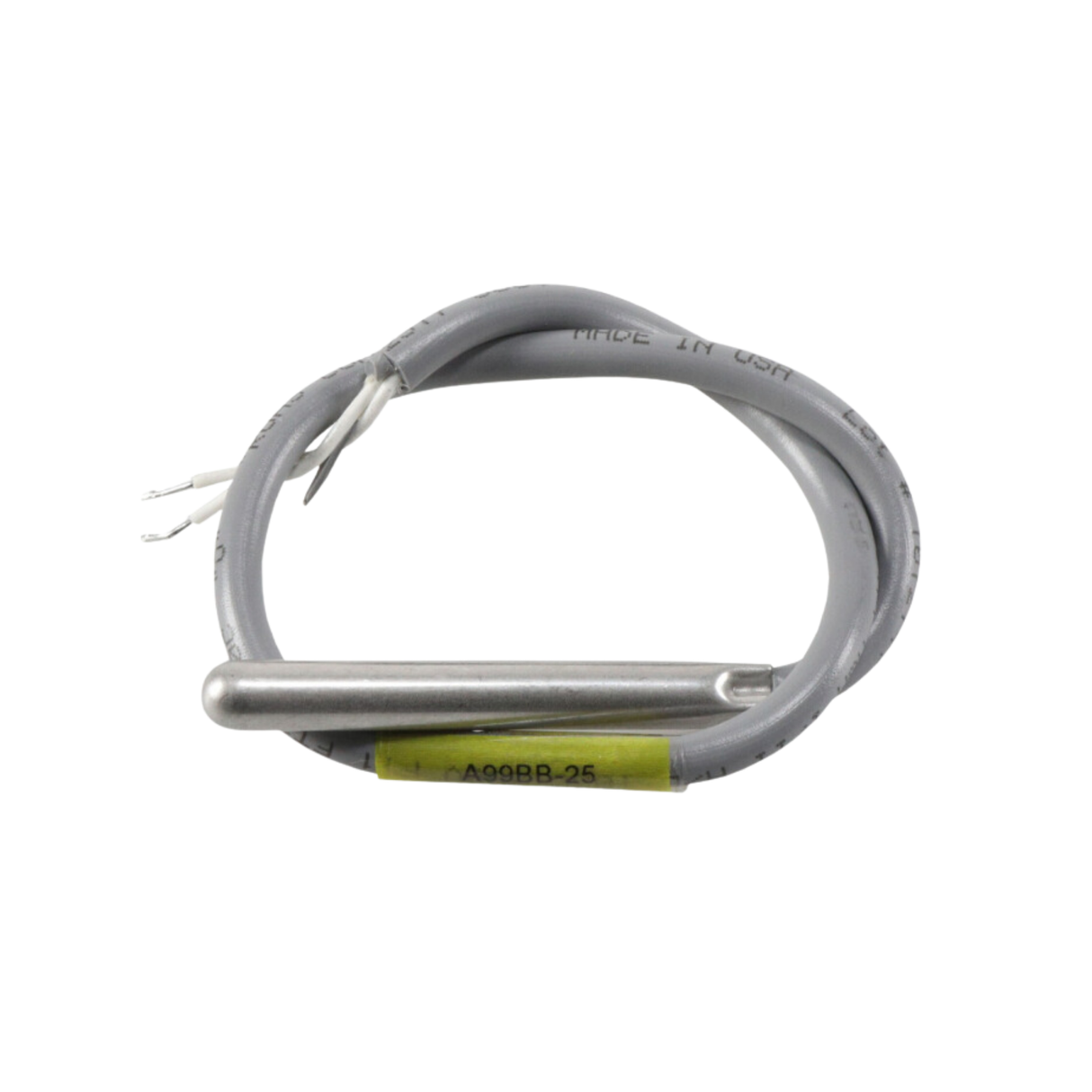 Johnson Controls A99BB-25 9 3/4" Cable Length, PTC Silicon Sensor with PVC Cable, Temperature Sensor