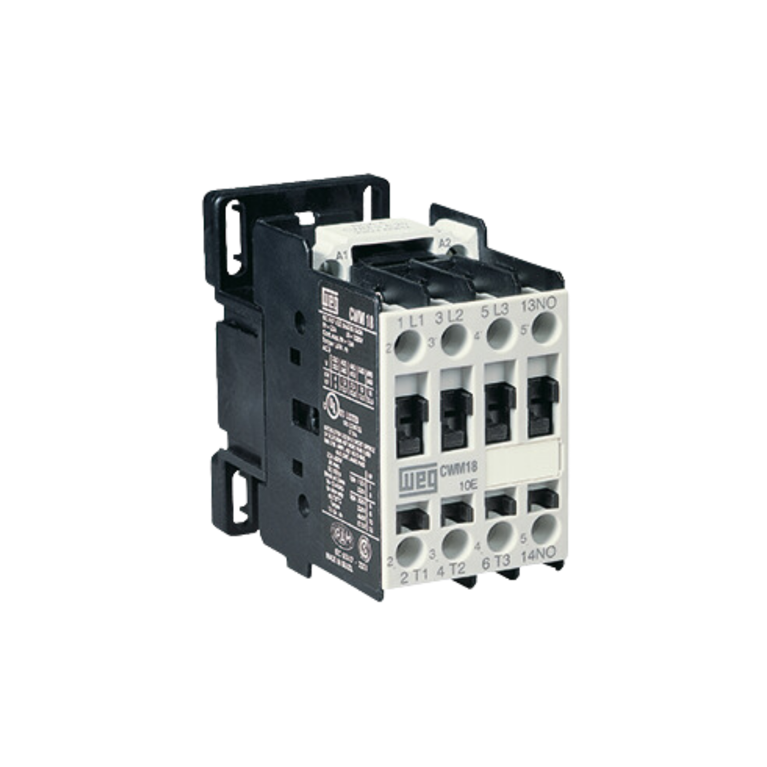WEG Electric Corp CWM18-10-30V24 240 V 18 A 3-Pole Contactor